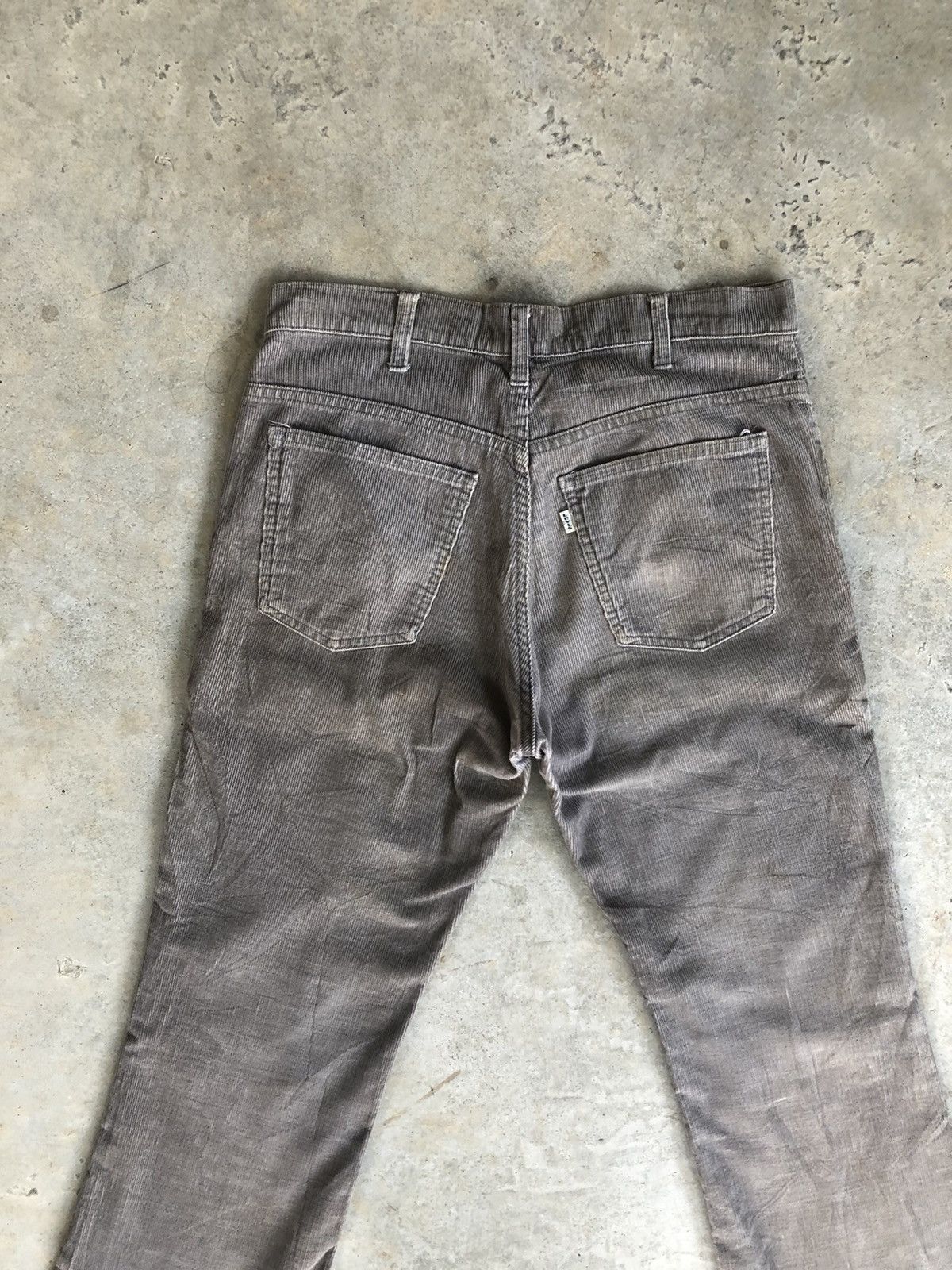 If Six Was Nine Vintage 70’s Levi’s Flared Jeans Corduroy 646 Size US 33 - 7 Thumbnail