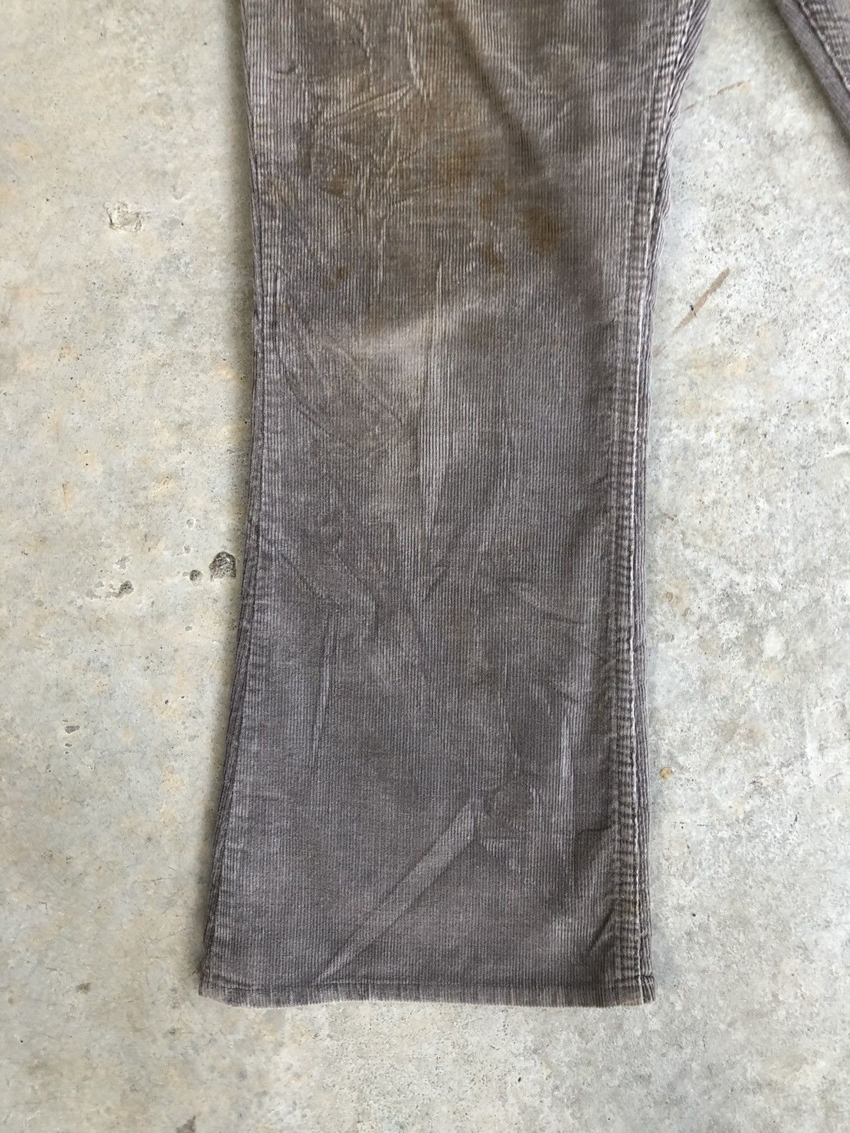 If Six Was Nine Vintage 70’s Levi’s Flared Jeans Corduroy 646 Size US 33 - 5 Thumbnail