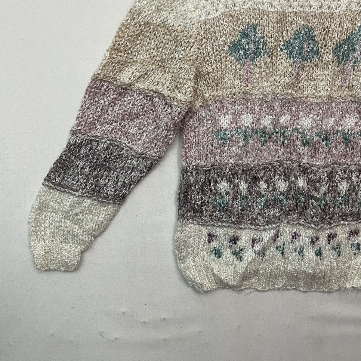 Aran Isles Knitwear Vintage CREATIVE FASHION Art Knitwear Sweater Jumper Size US S / EU 44-46 / 1 - 3 Thumbnail