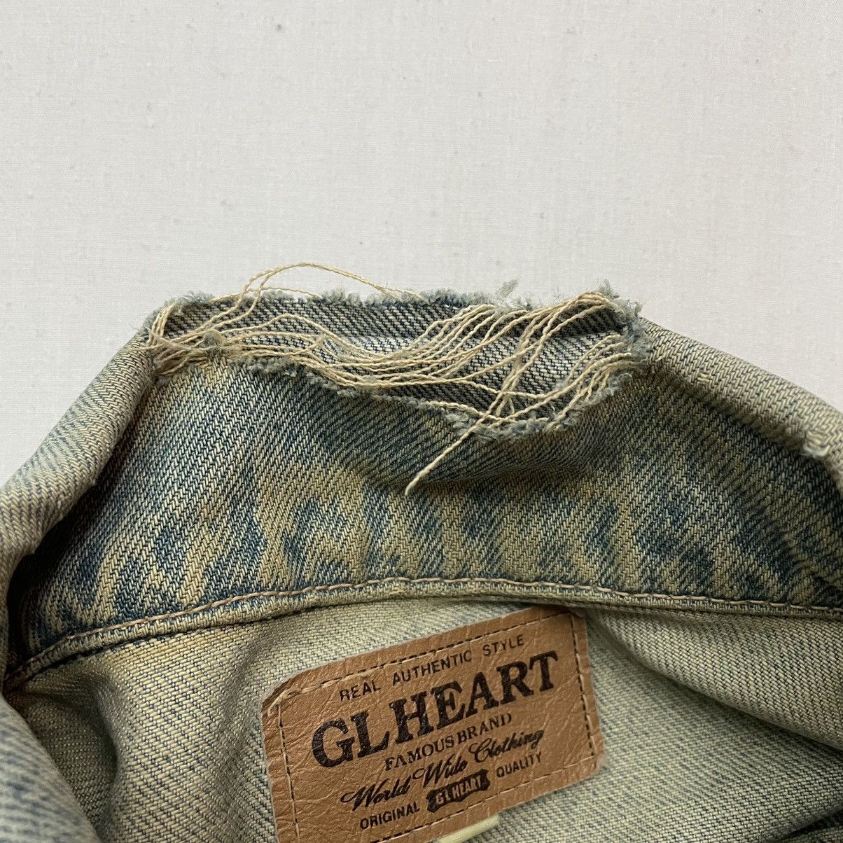 Vintage Vintage‼️ GLHEART Faded Button Ups Denim Jacket Size US M / EU 48-50 / 2 - 8 Thumbnail
