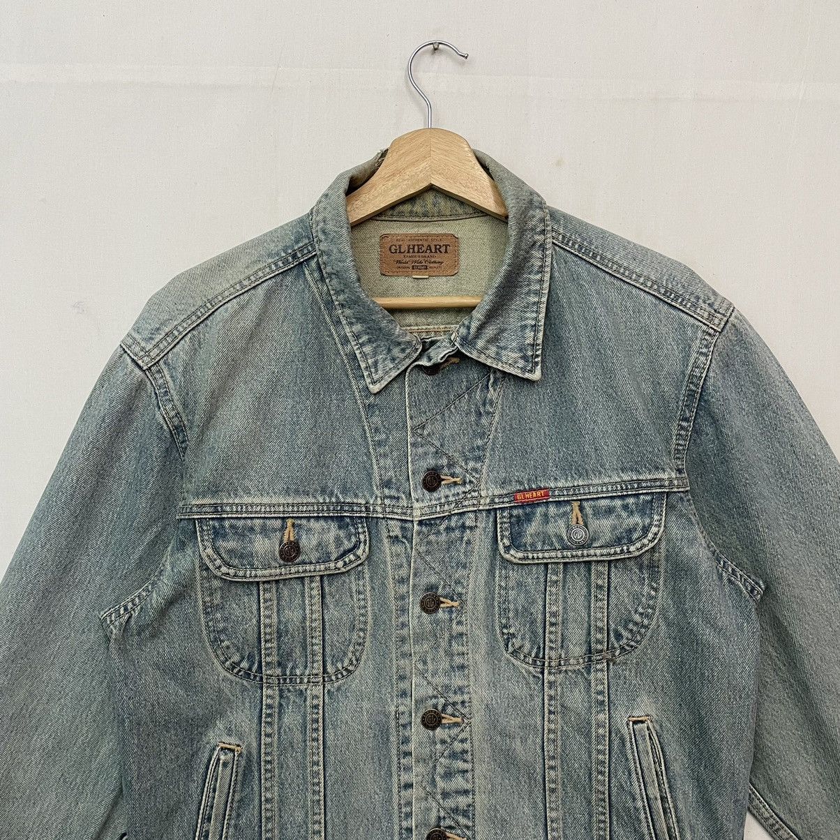 Vintage Vintage‼️ GLHEART Faded Button Ups Denim Jacket Size US M / EU 48-50 / 2 - 2 Thumbnail
