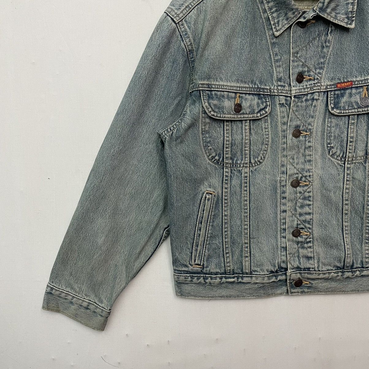 Vintage Vintage‼️ GLHEART Faded Button Ups Denim Jacket Size US M / EU 48-50 / 2 - 3 Thumbnail