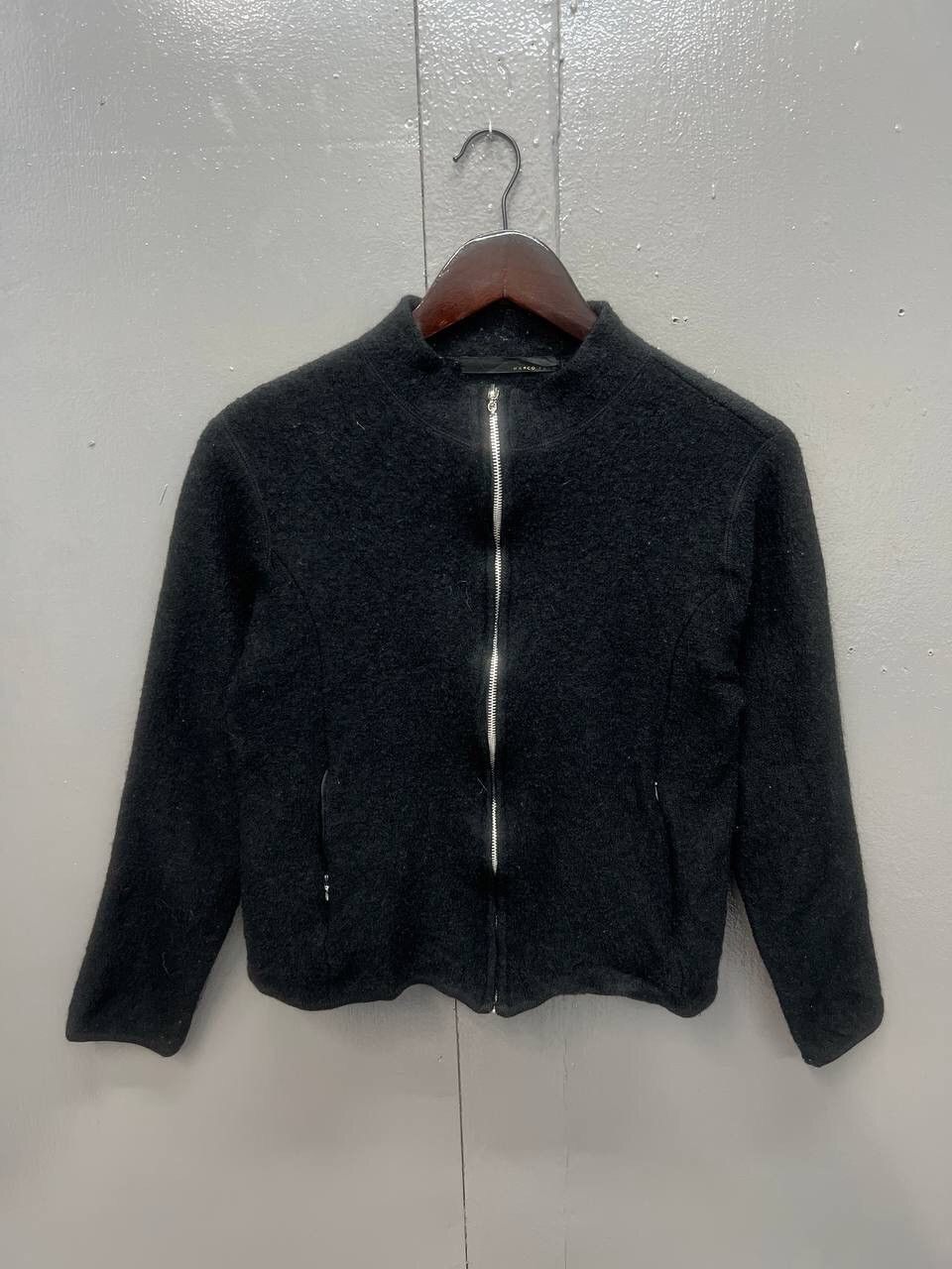 image of Cashmere Wool x Marc O Polo Marco Polo Pure New Wool Jacket Womens in Black (Size Medium)