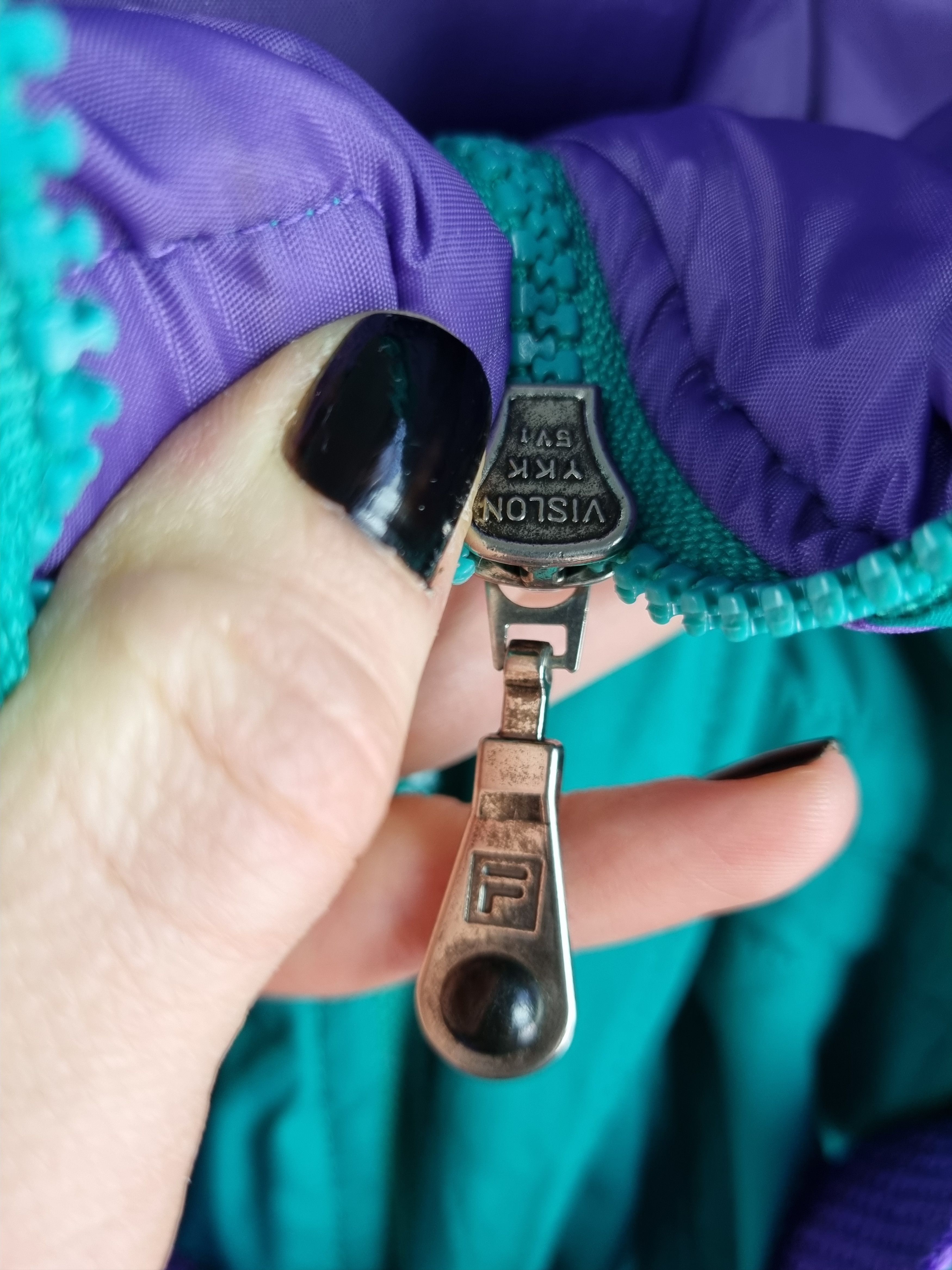 Fila × Vintage 🎿 Fila Magic Line Heavy Hooded Nylon Jumpsuit Size US 34 / EU 50 - 9 Thumbnail