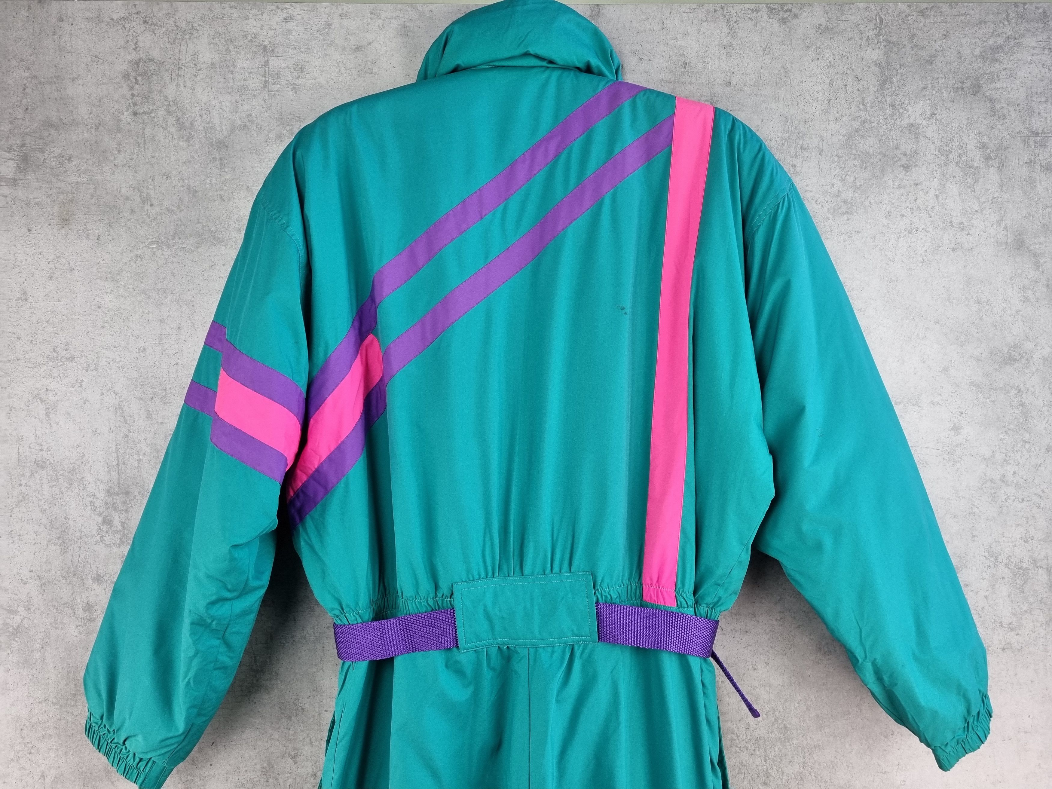 Fila × Vintage 🎿 Fila Magic Line Heavy Hooded Nylon Jumpsuit Size US 34 / EU 50 - 4 Thumbnail