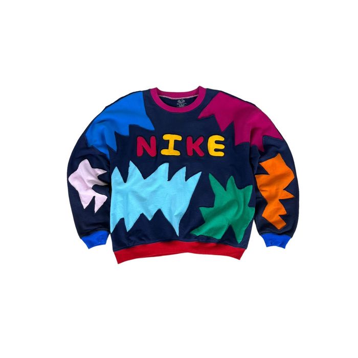 Nike sweatshirt multicolor hot sale