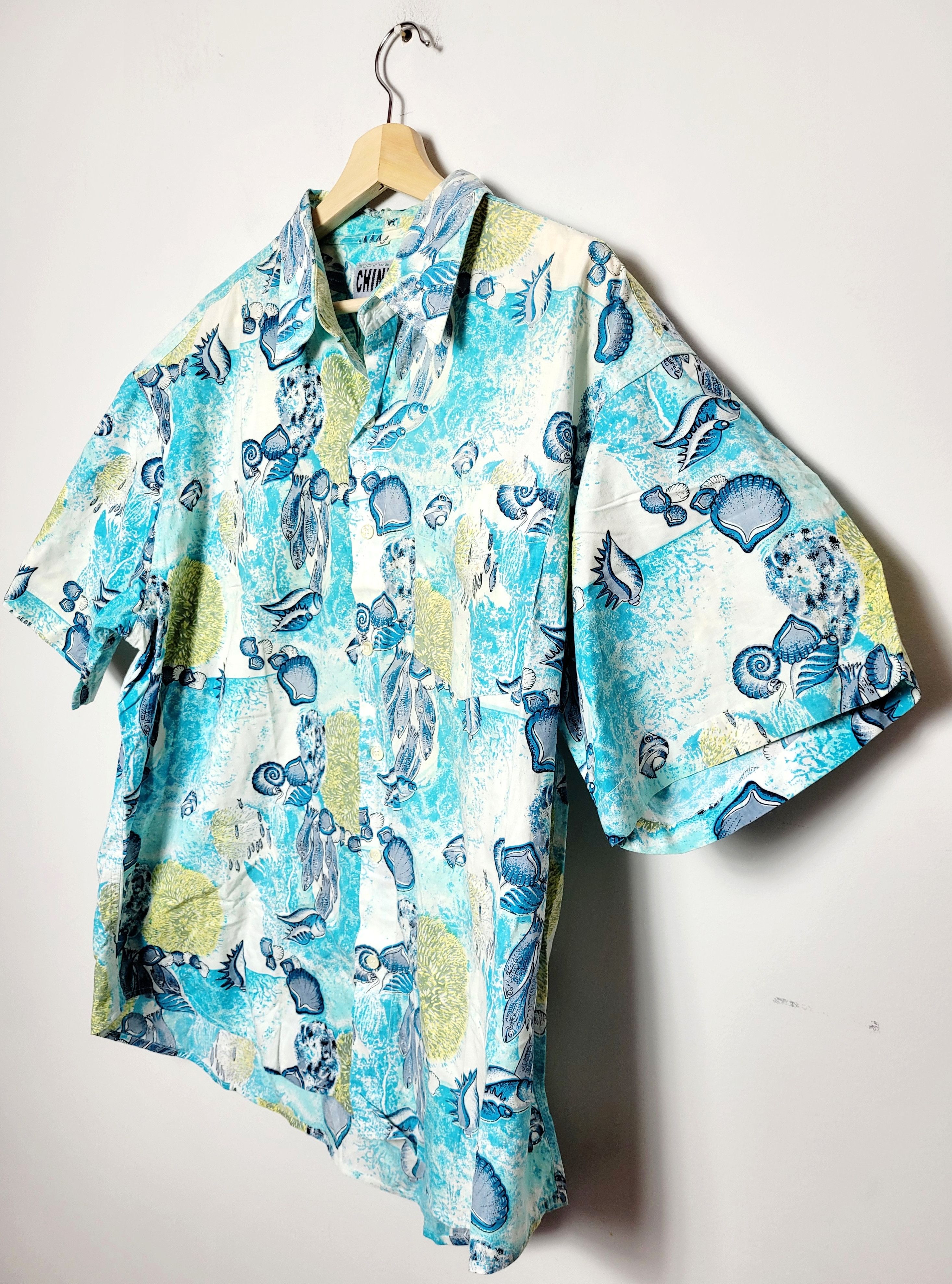 Vintage Hawaii Hawaiian Vintage 90s Shirt Size US XL / EU 56 / 4 - 4 Thumbnail