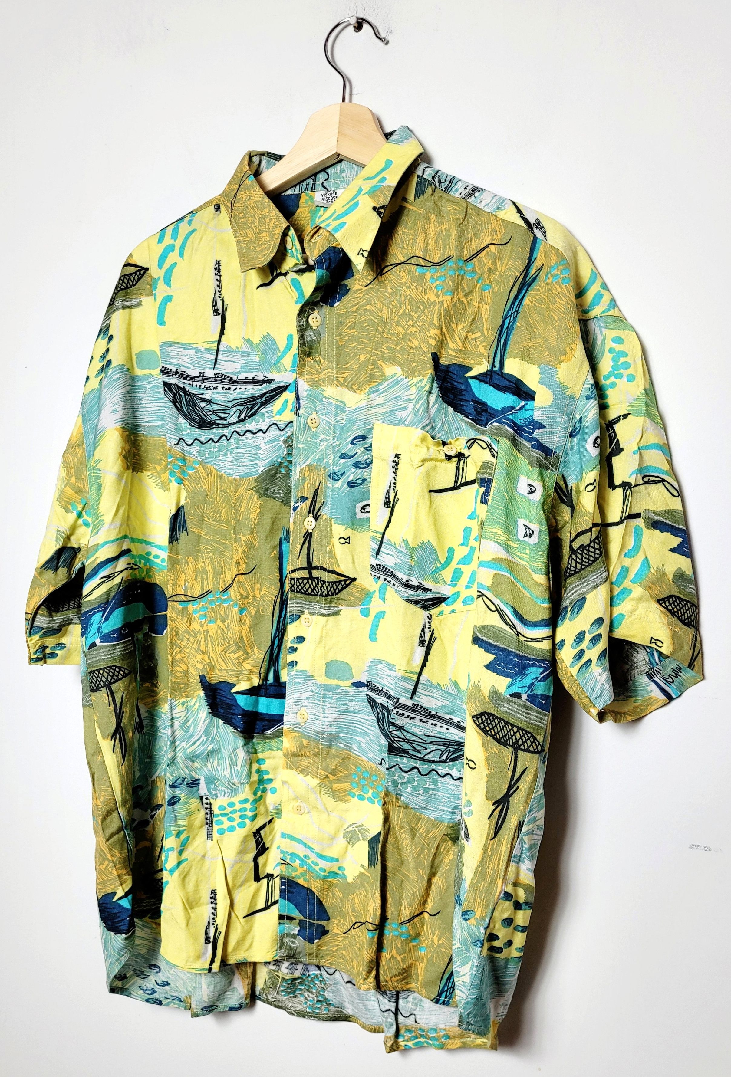 Vintage Vintage Hawaii Hawaiian Bowling Shirt Size US XL / EU 56 / 4 - 4 Thumbnail