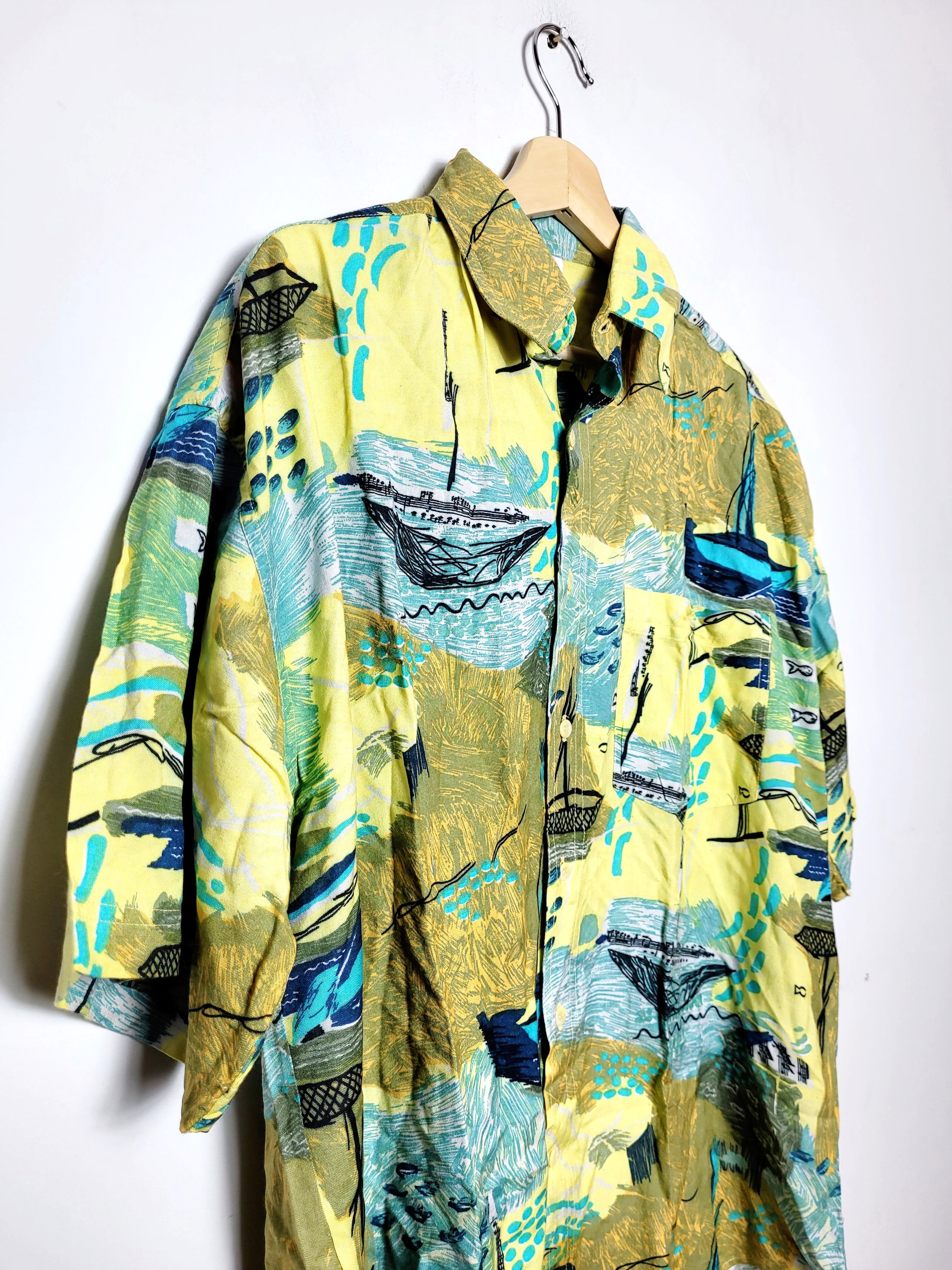 Vintage Vintage Hawaii Hawaiian Bowling Shirt Size US XL / EU 56 / 4 - 5 Thumbnail