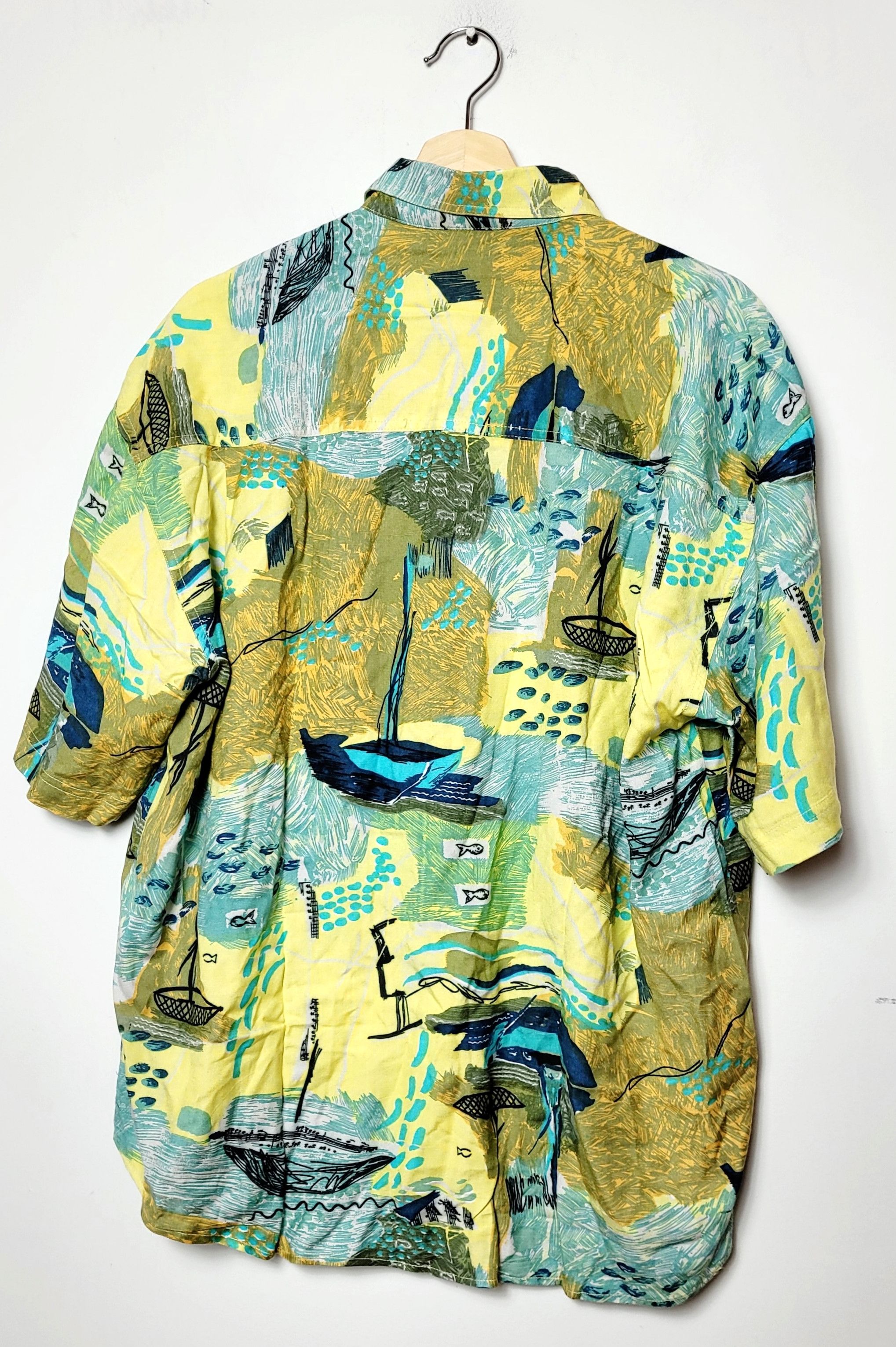 Vintage Vintage Hawaii Hawaiian Bowling Shirt Size US XL / EU 56 / 4 - 2 Thumbnail