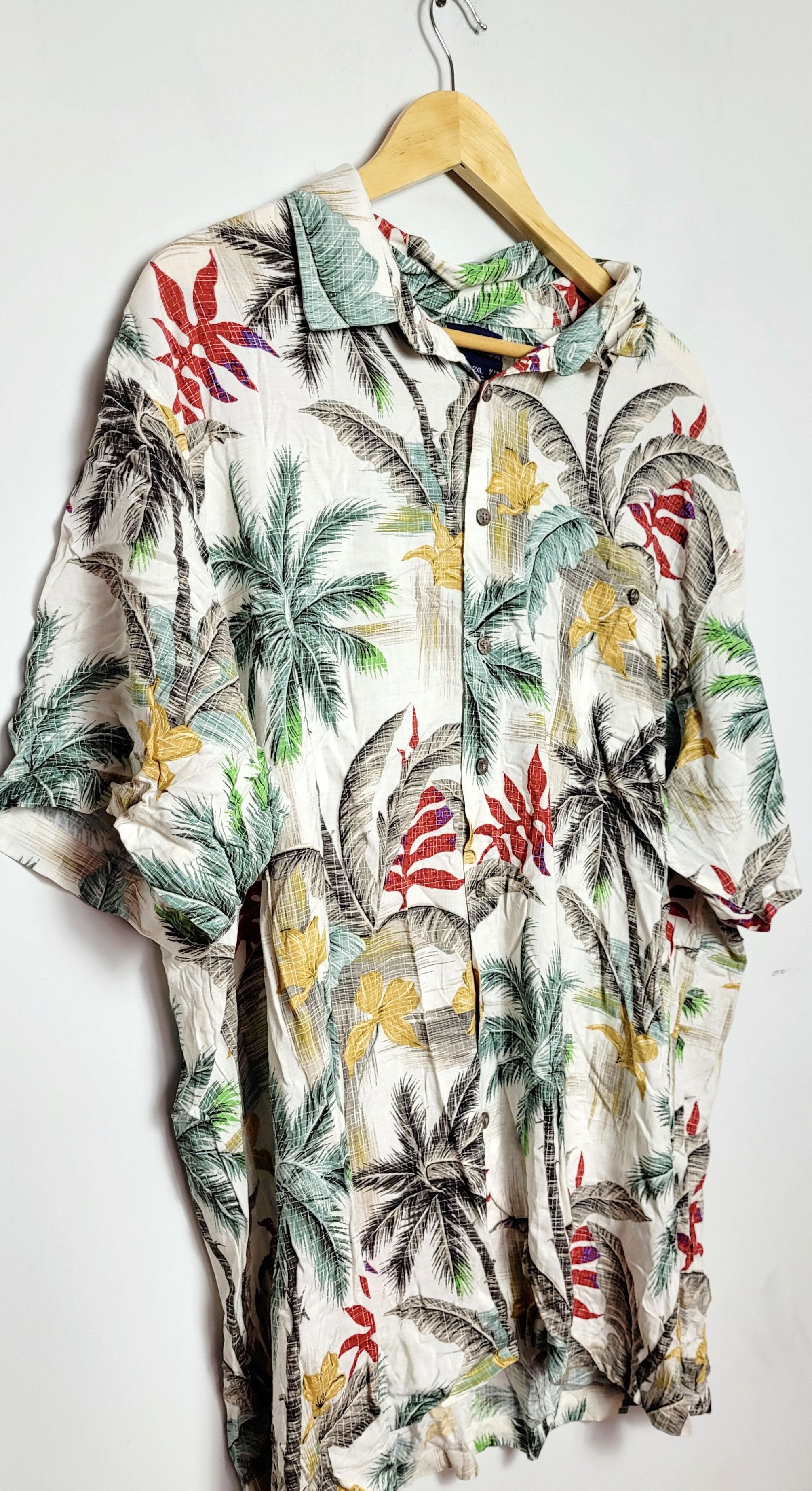 Vintage Hawaiian Hawaii Floral Shirt Summer Vibes Tyler The Creator Size US XXL / EU 58 / 5 - 5 Thumbnail