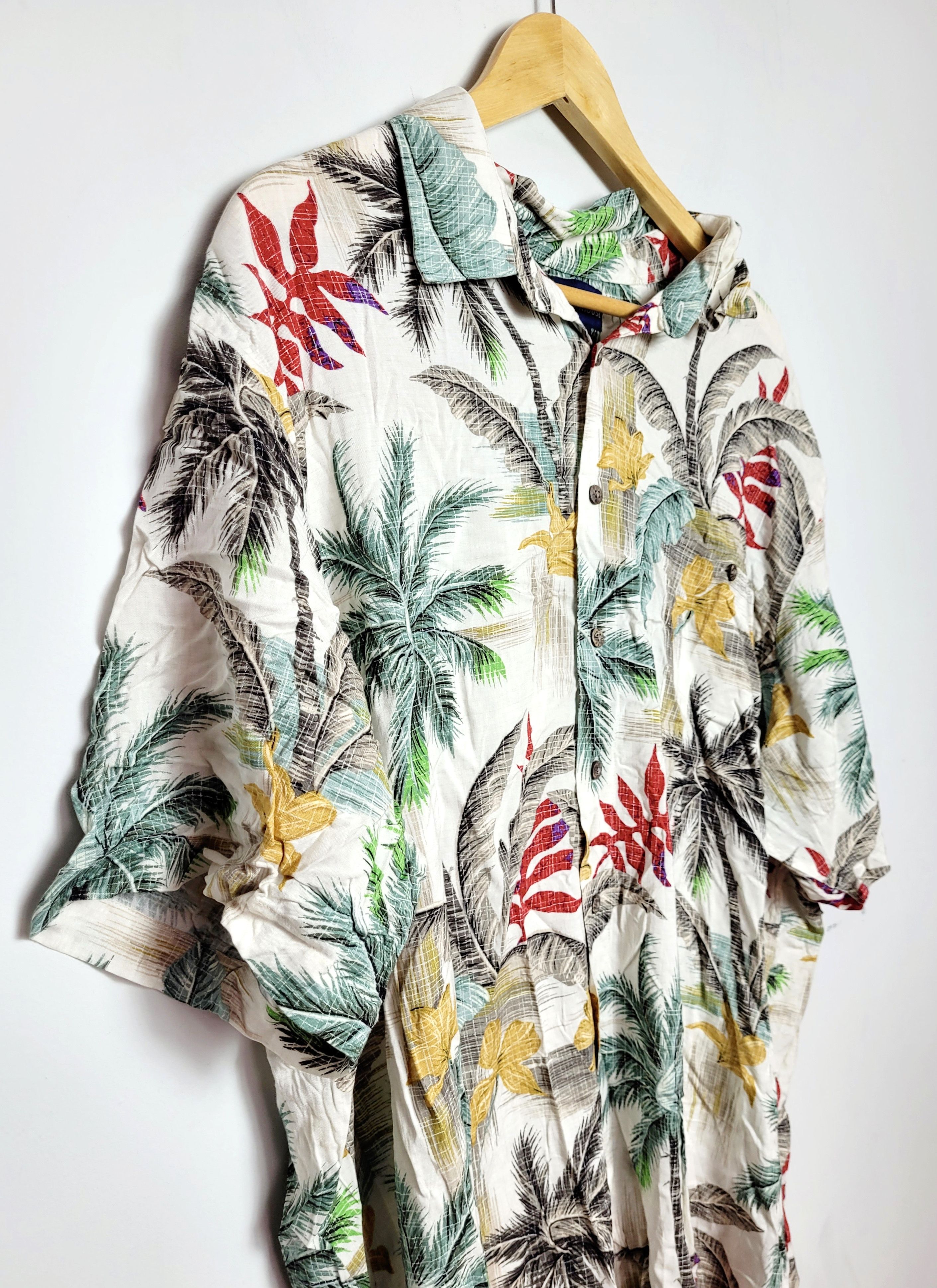 Vintage Hawaiian Hawaii Floral Shirt Summer Vibes Tyler The Creator Size US XXL / EU 58 / 5 - 6 Thumbnail