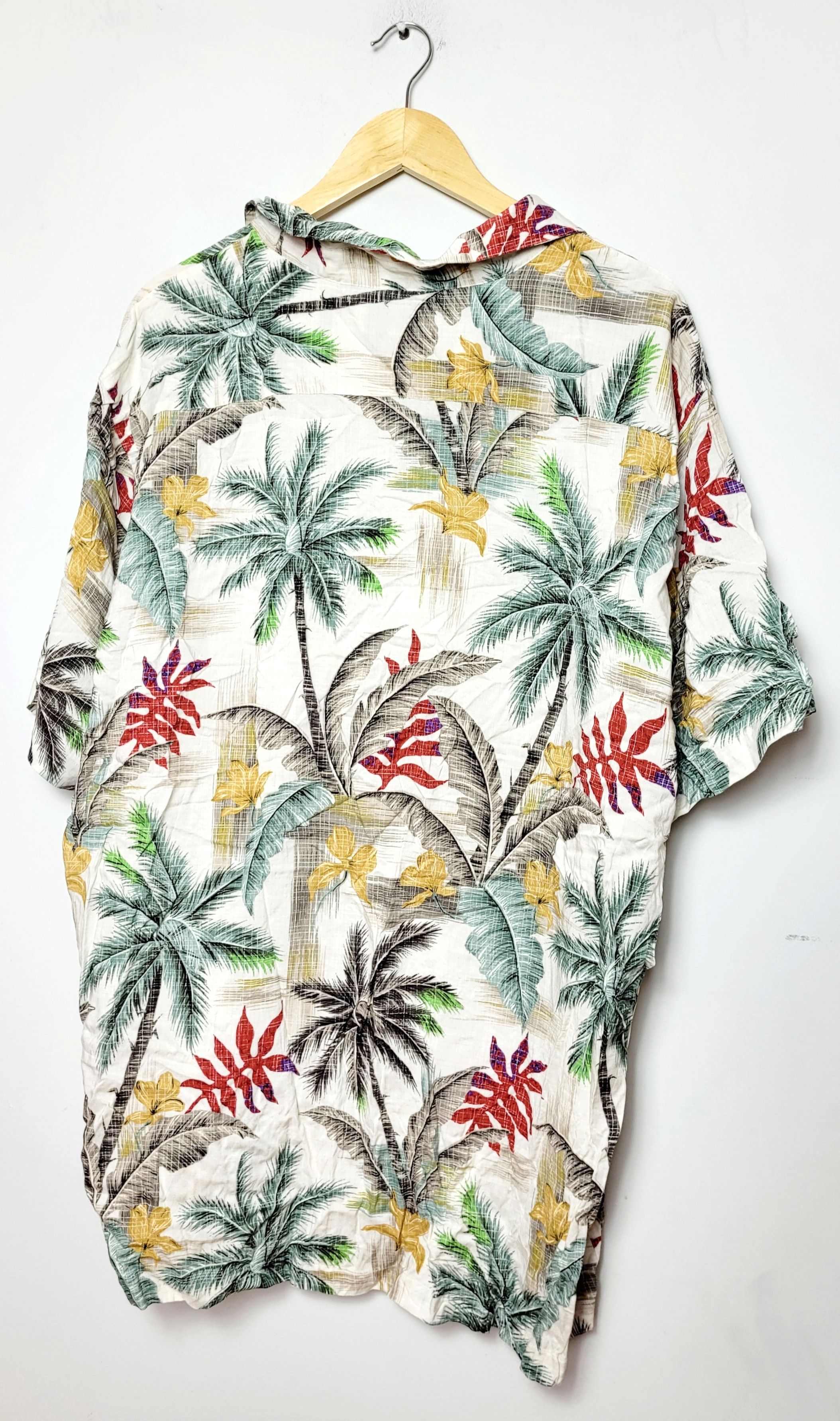 Vintage Hawaiian Hawaii Floral Shirt Summer Vibes Tyler The Creator Size US XXL / EU 58 / 5 - 7 Thumbnail