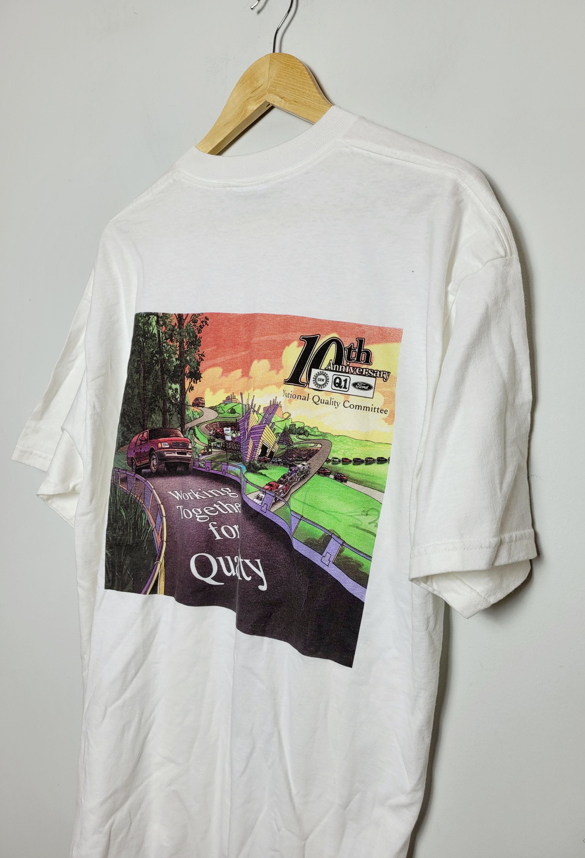 Lee Lee Made in USA Ford Vintage T-shirt Size US XL / EU 56 / 4 - 4 Thumbnail