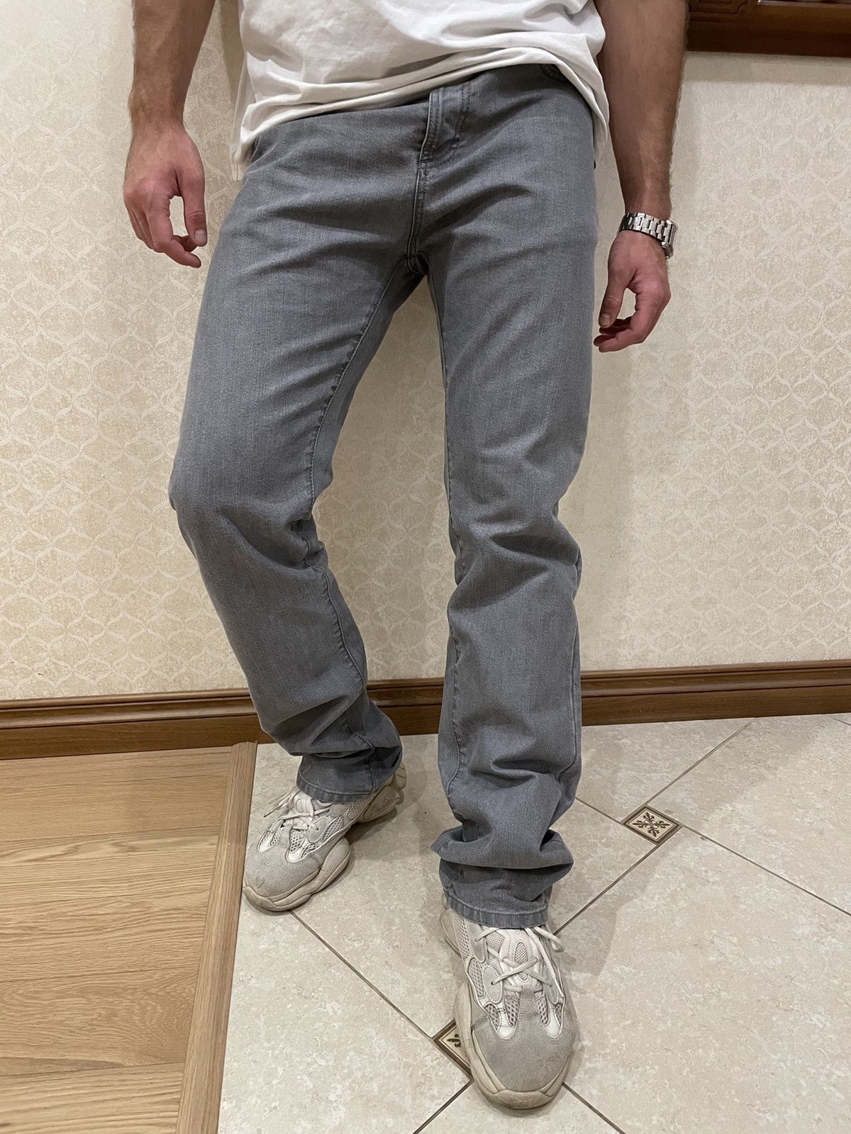 Balenciaga Balenciaga Paris Grey Jeans Size US 34 / EU 50 - 14 Thumbnail