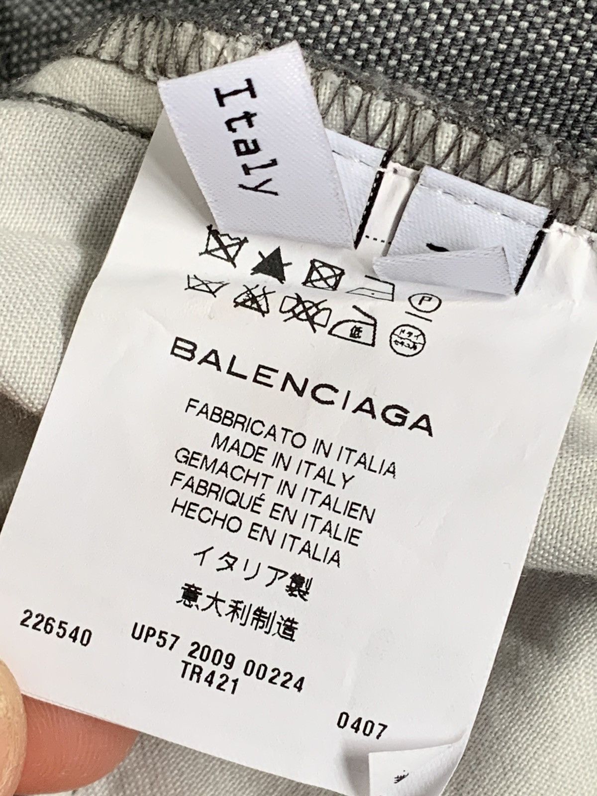 Balenciaga Balenciaga Paris Grey Jeans Size US 34 / EU 50 - 8 Thumbnail