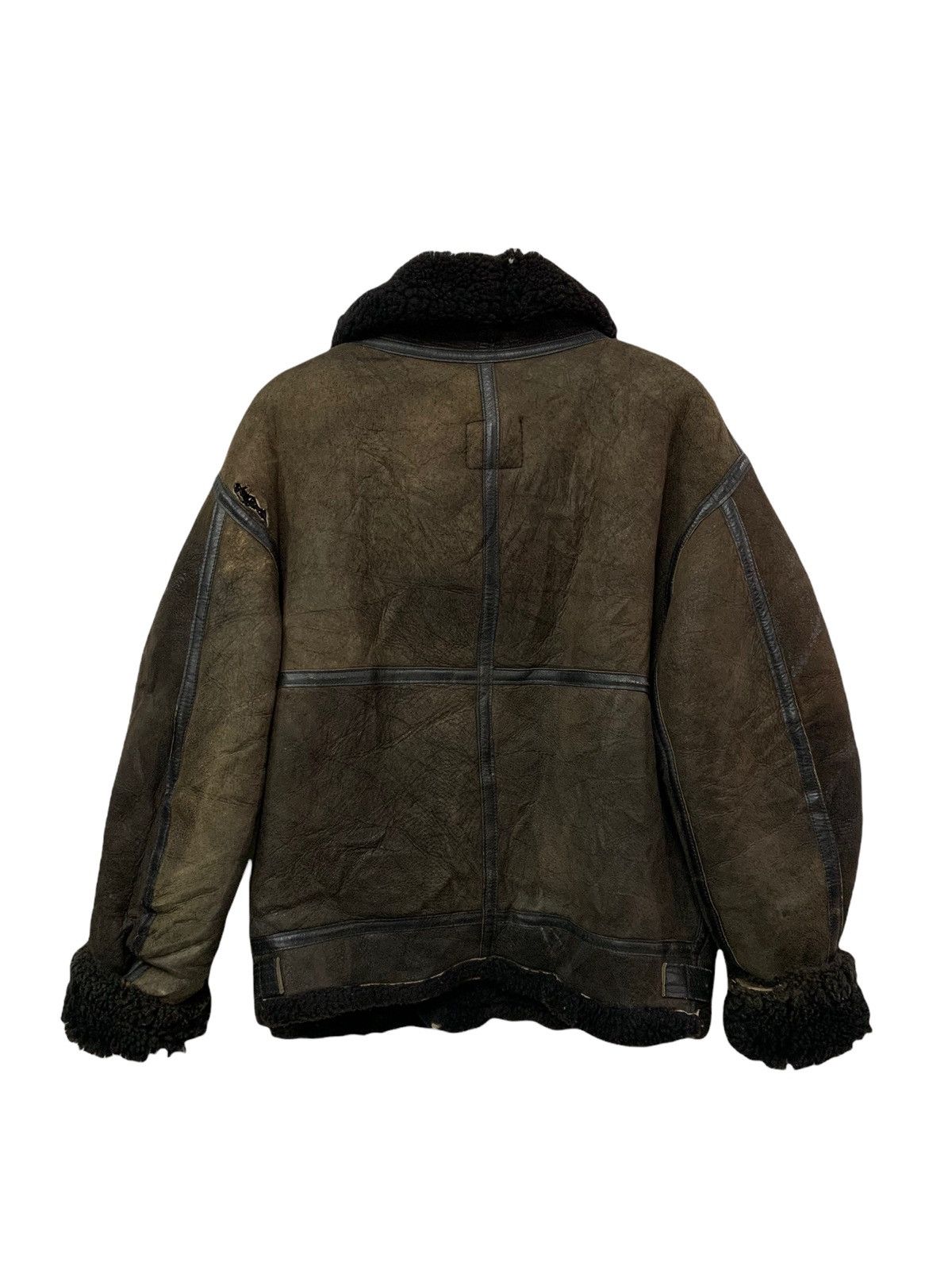 Avirex 🔥VTG AVIREX TYPE B-3 SHEEPSKIN LEATHER JACKETS AVIATOR Size US M / EU 48-50 / 2 - 5 Thumbnail
