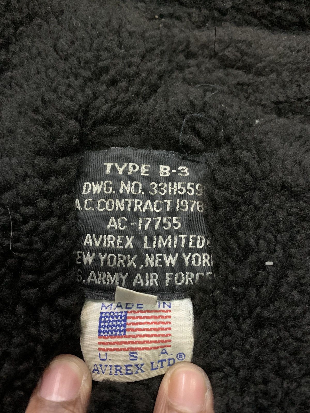Avirex 🔥VTG AVIREX TYPE B-3 SHEEPSKIN LEATHER JACKETS AVIATOR Size US M / EU 48-50 / 2 - 12 Thumbnail