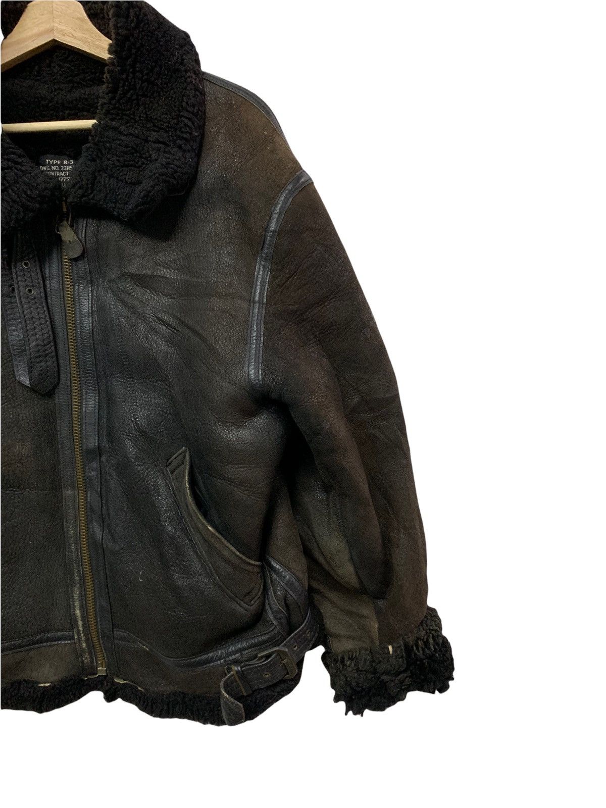Avirex 🔥VTG AVIREX TYPE B-3 SHEEPSKIN LEATHER JACKETS AVIATOR Size US M / EU 48-50 / 2 - 3 Thumbnail