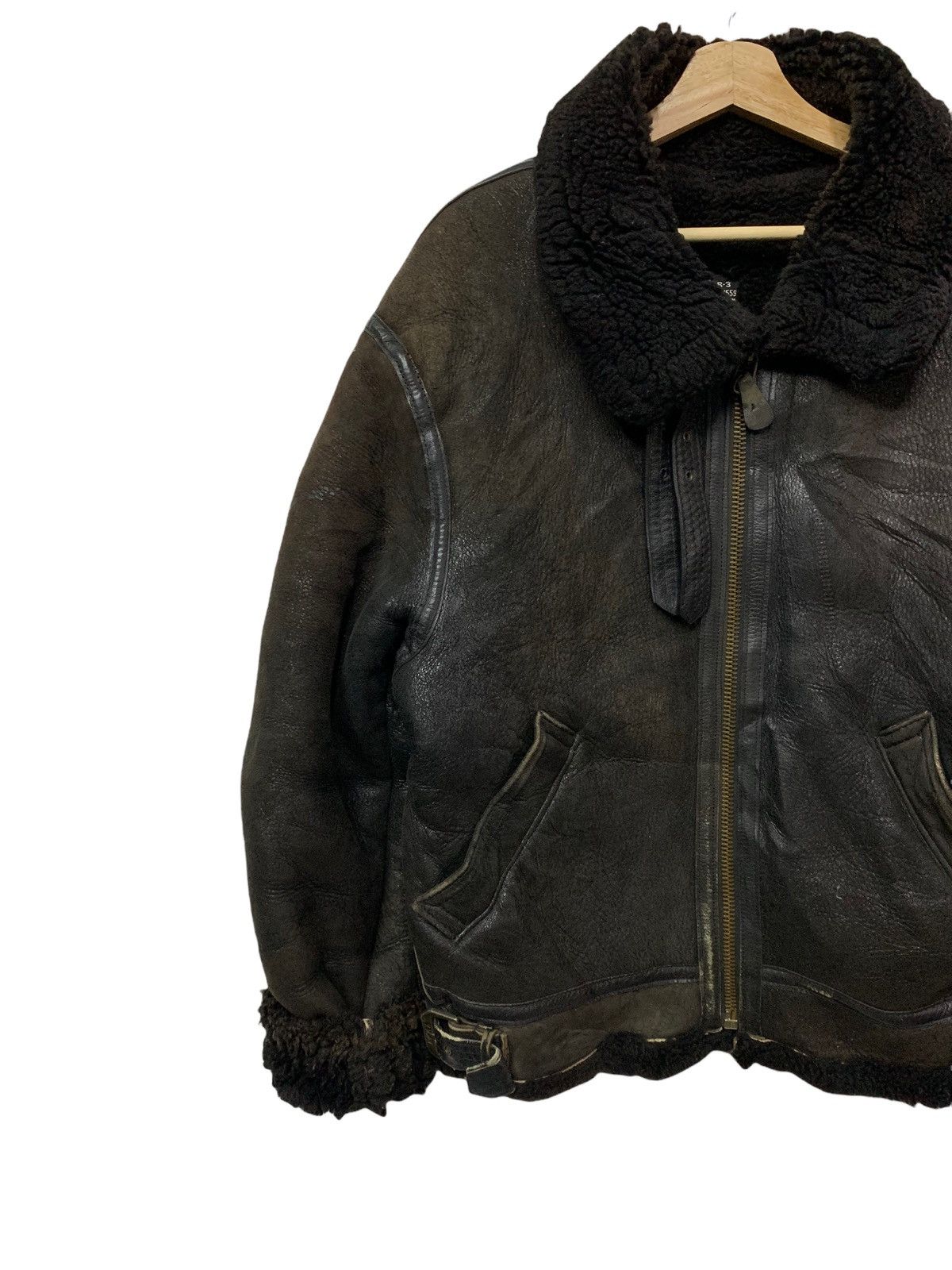 Avirex 🔥VTG AVIREX TYPE B-3 SHEEPSKIN LEATHER JACKETS AVIATOR Size US M / EU 48-50 / 2 - 2 Thumbnail