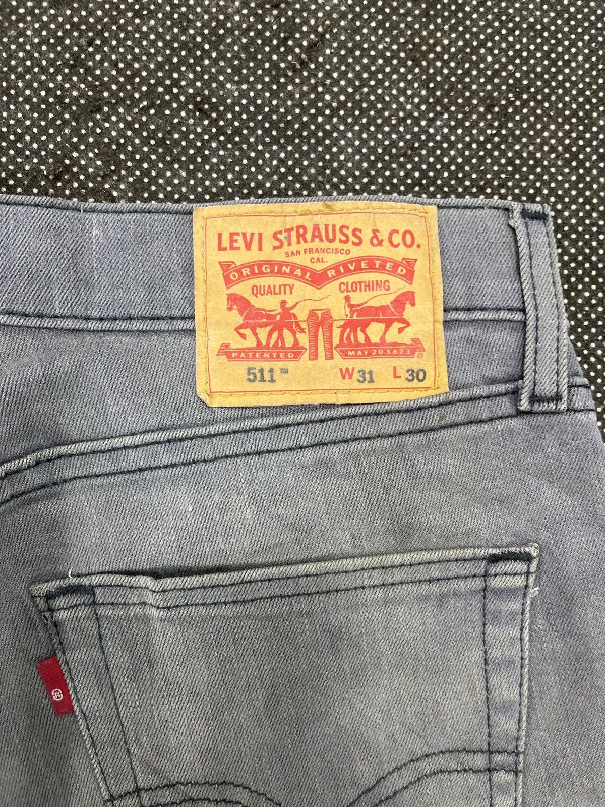 Levi's Vintage Levis 511 Jeans Grey Denim - J430 Size US 32 / EU 48 - 9 Thumbnail