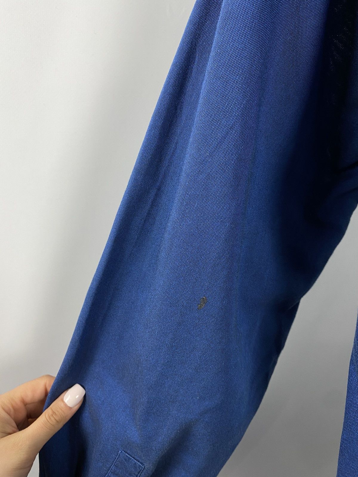 Valentino Valentino shirt long sleeve blue vintage luxury size XL Size US XL / EU 56 / 4 - 8 Thumbnail