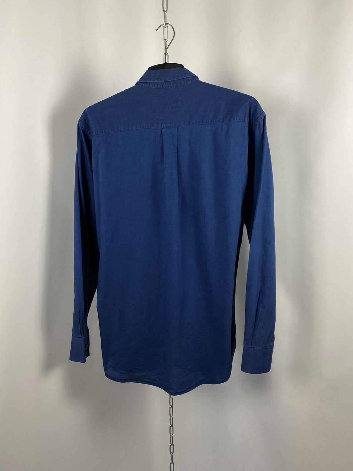 Valentino Valentino shirt long sleeve blue vintage luxury size XL Size US XL / EU 56 / 4 - 7 Thumbnail