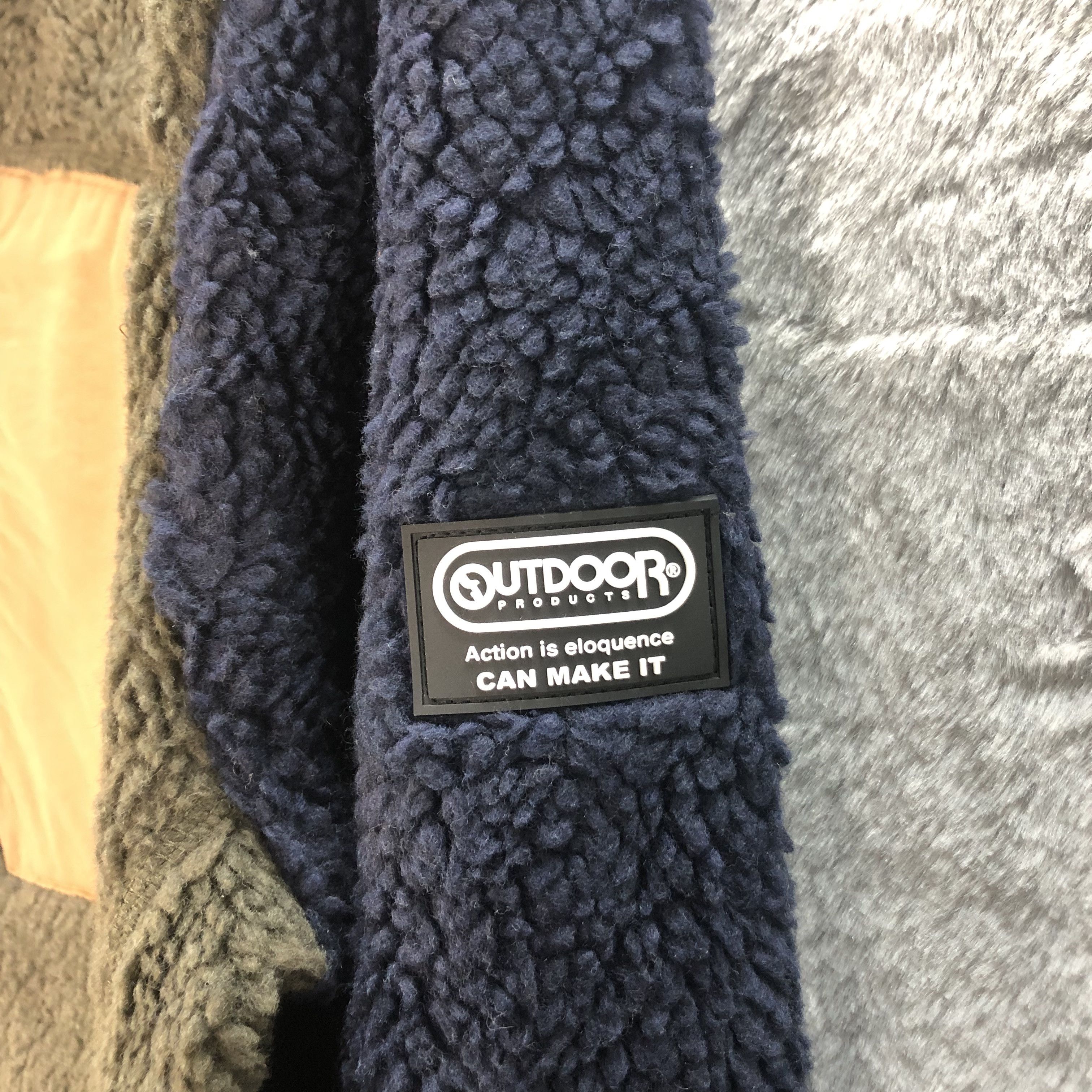 Japanese Brand OUTDOOR MULTICOLOR DEEP PILE FLEECE #6550-73 Size US M / EU 48-50 / 2 - 6 Thumbnail