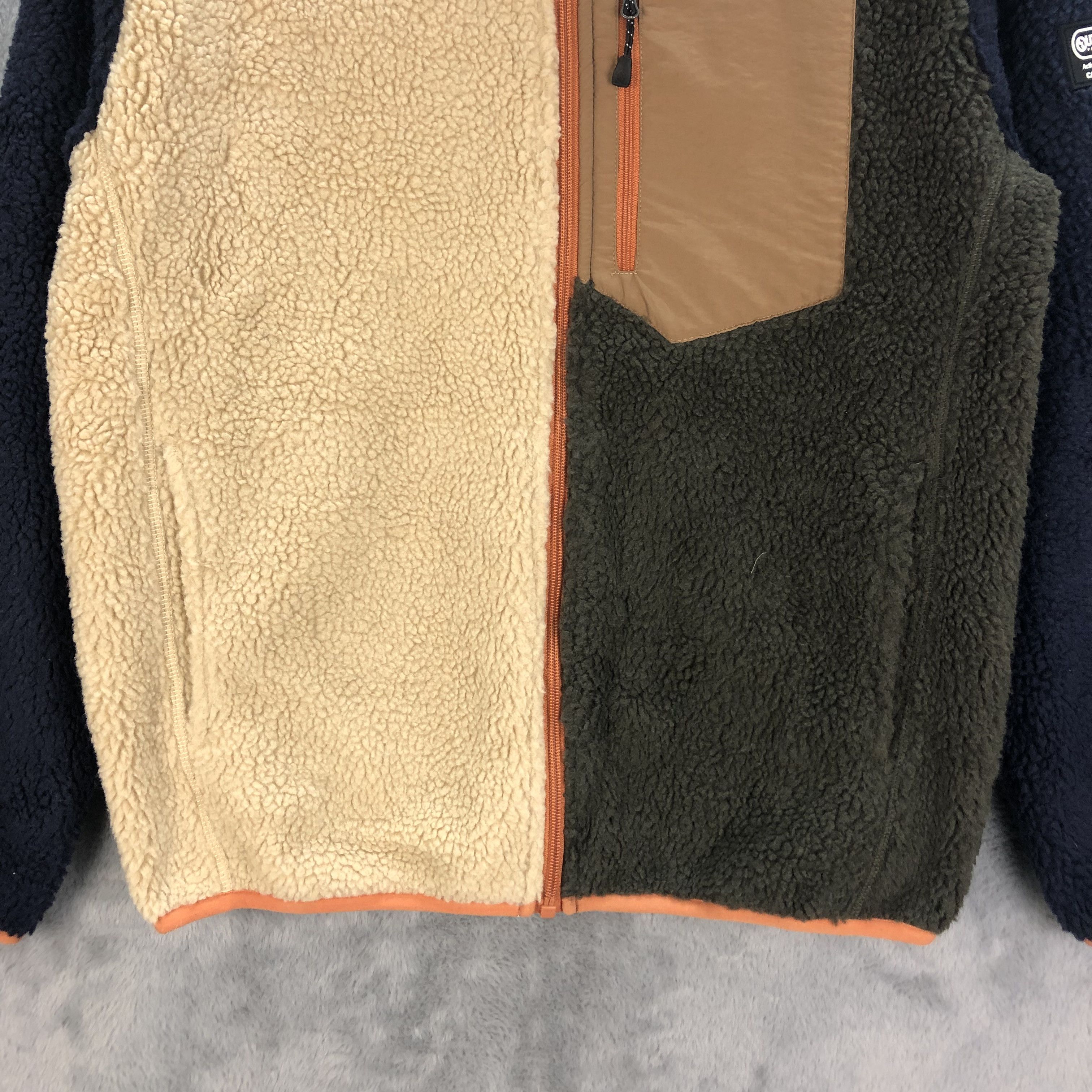 Japanese Brand OUTDOOR MULTICOLOR DEEP PILE FLEECE #6550-73 Size US M / EU 48-50 / 2 - 3 Thumbnail