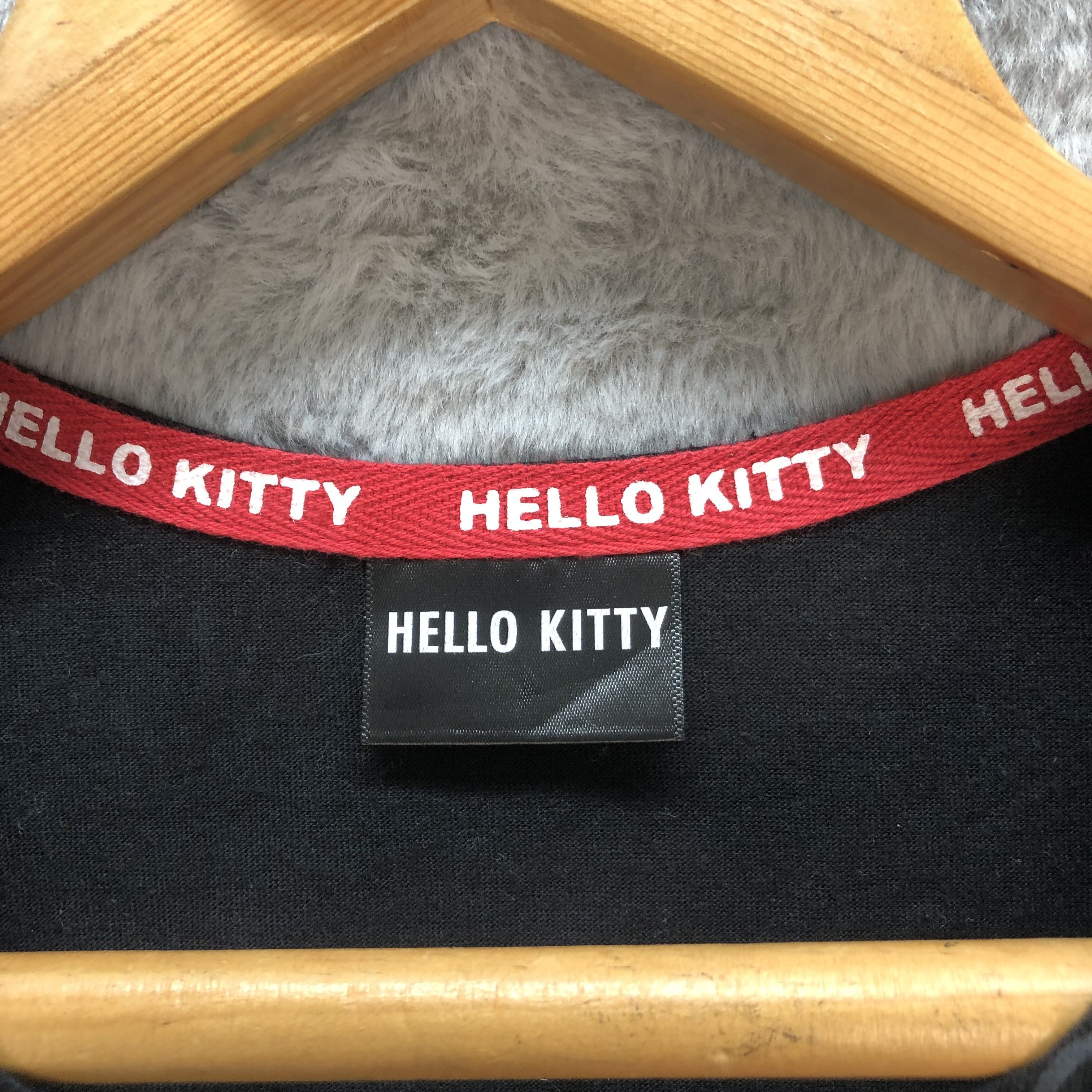 Japanese Brand HELLO KITTY BIG LOGO OVERSIZE CROPPED T SHIRT #6569-74 Size L / US 10 / IT 46 - 7 Thumbnail