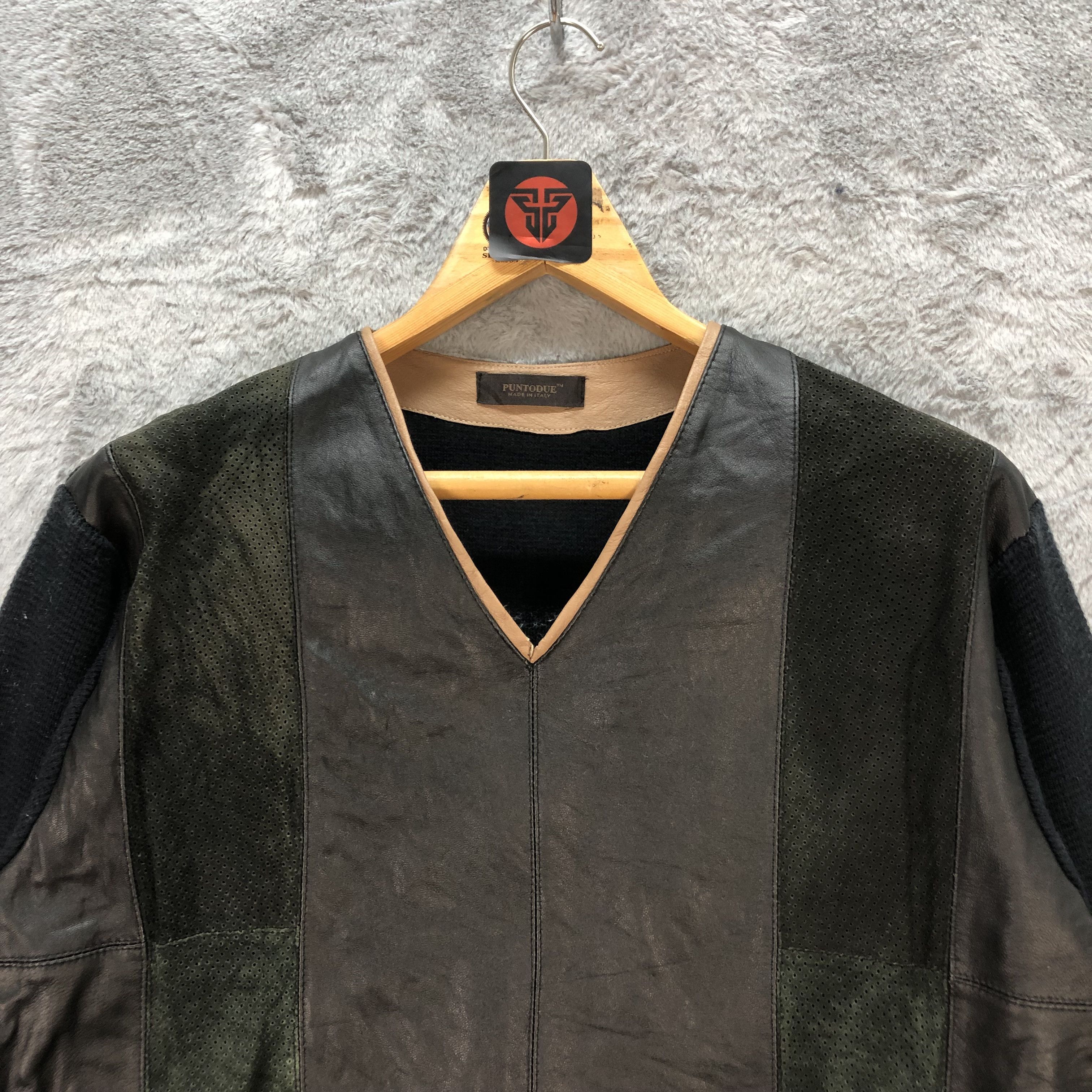 Japanese Brand PUNTODUE MADE IN ITALY HYBRID V NECK LS T SHIRT #6570-74 Size US M / EU 48-50 / 2 - 2 Thumbnail