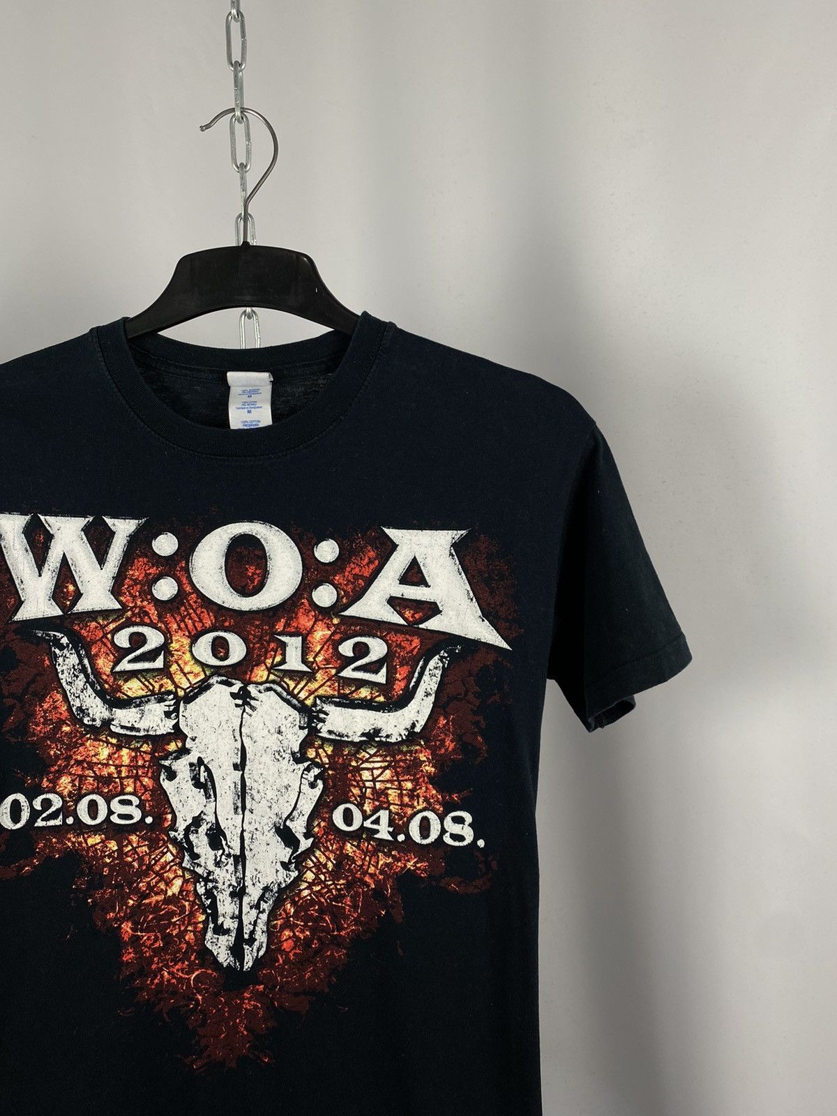 Band Tees Wacken WOA rock tee band tee T-shirts big logo size M Size US S / EU 44-46 / 1 - 2 Thumbnail