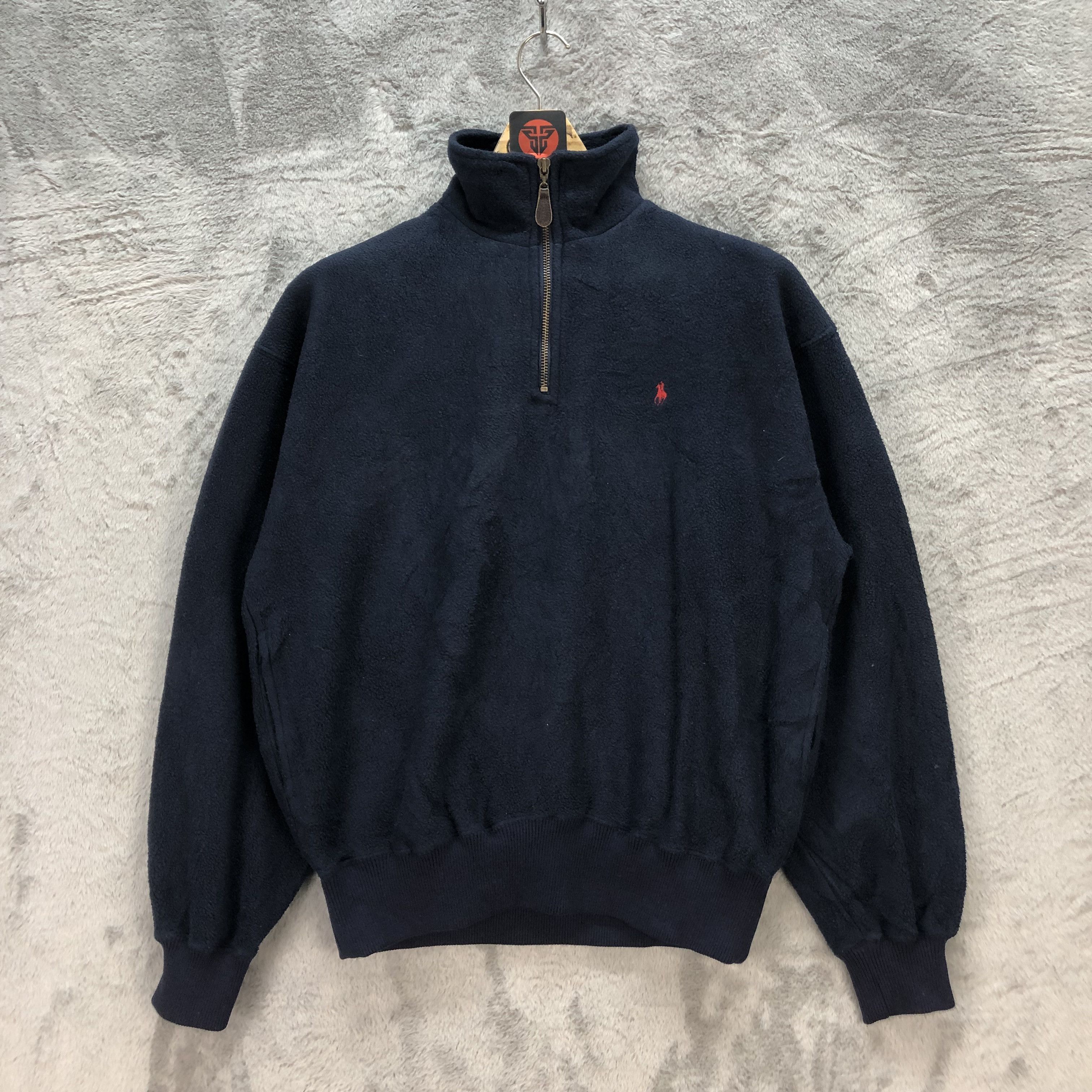 Polo Ralph Lauren POLO RL HALF ZIP TURTLE NECK FLEECE SWEATSHIRTS #6571-74 Size US M / EU 48-50 / 2 - 1 Thumbnail