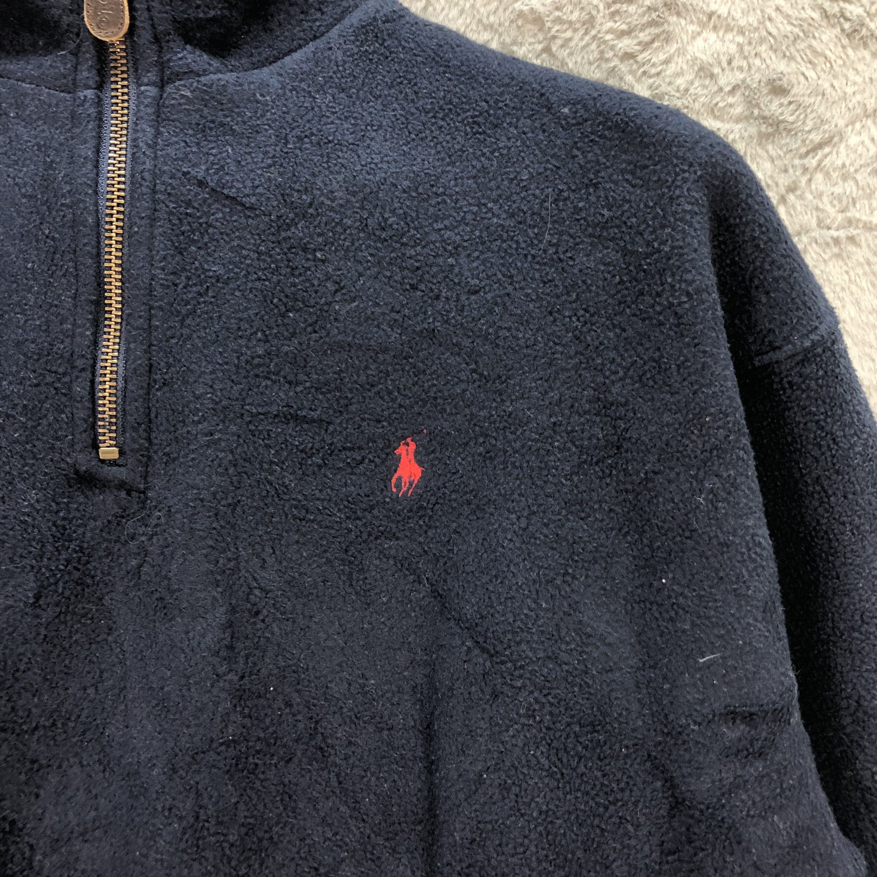 Polo Ralph Lauren POLO RL HALF ZIP TURTLE NECK FLEECE SWEATSHIRTS #6571-74 Size US M / EU 48-50 / 2 - 3 Thumbnail
