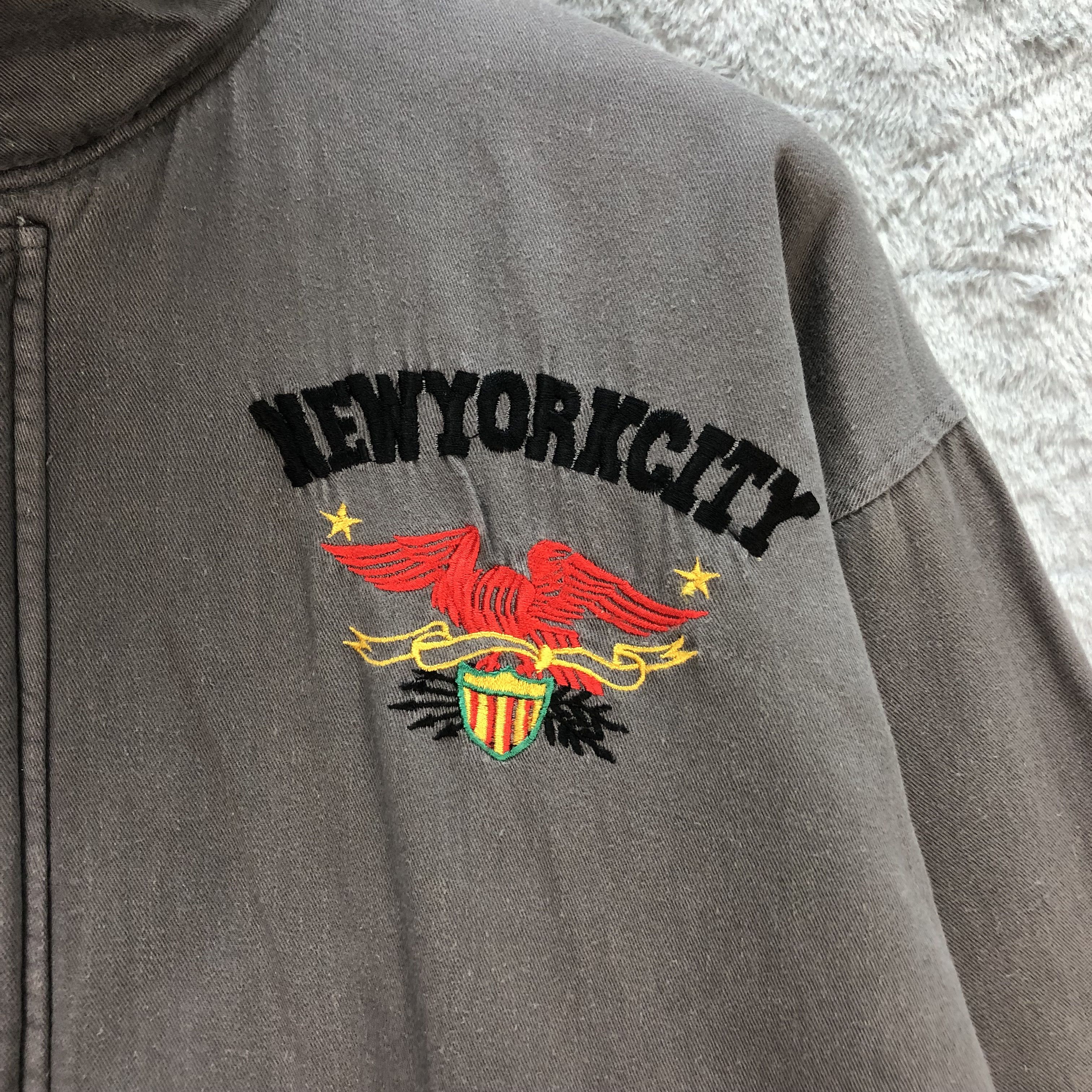 Japanese Brand FLYING TEAM JIMMY NEW YORK CITY SHEARLING JACKET #6570-74 Size US S / EU 44-46 / 1 - 5 Thumbnail