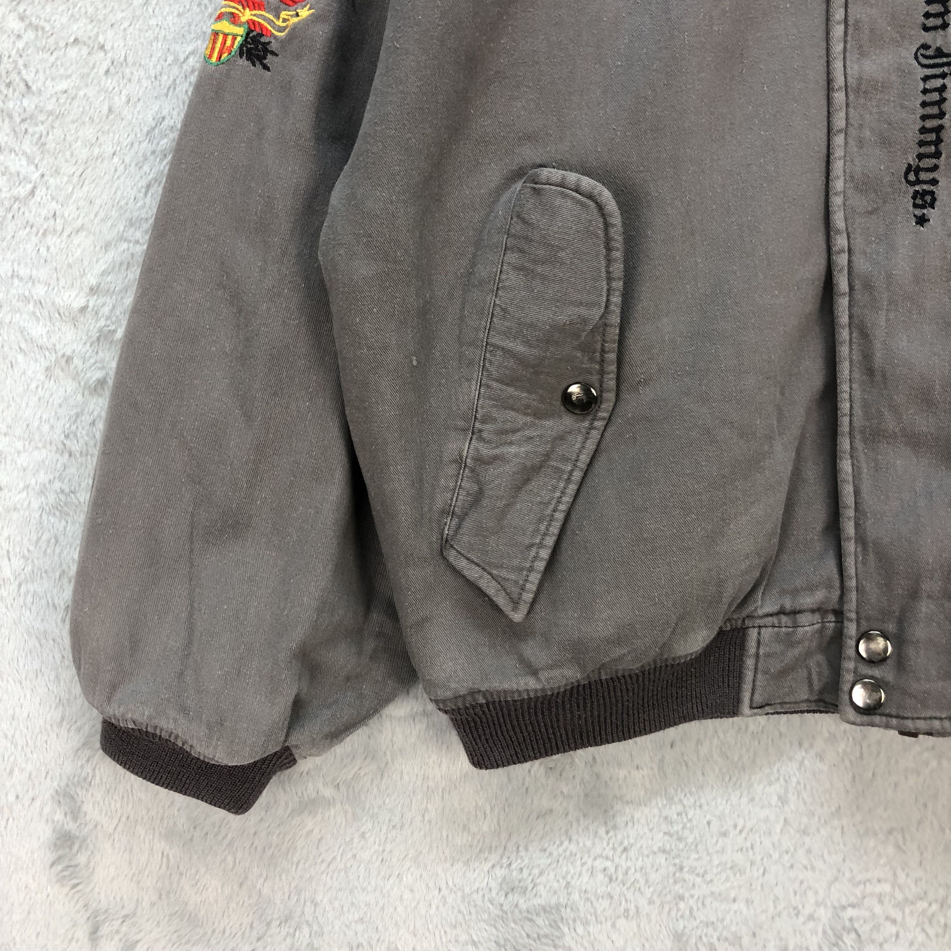 Japanese Brand FLYING TEAM JIMMY NEW YORK CITY SHEARLING JACKET #6570-74 Size US S / EU 44-46 / 1 - 8 Thumbnail