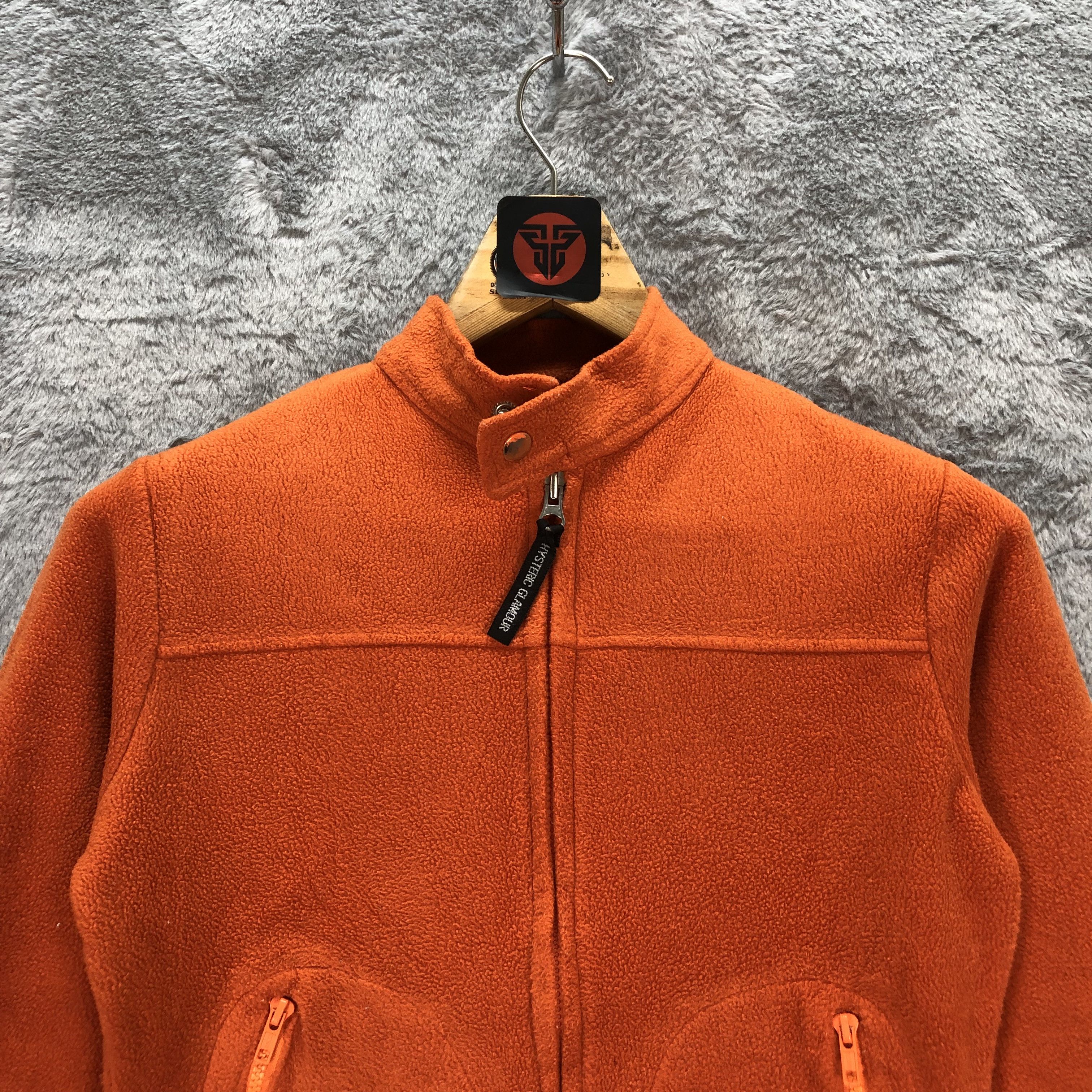 Hysteric Glamour HYSTERIC GLAMOUR ORANGE FLEECE CROPPED JACKET #6579-75 Size XS / US 0-2 / IT 36-38 - 2 Thumbnail
