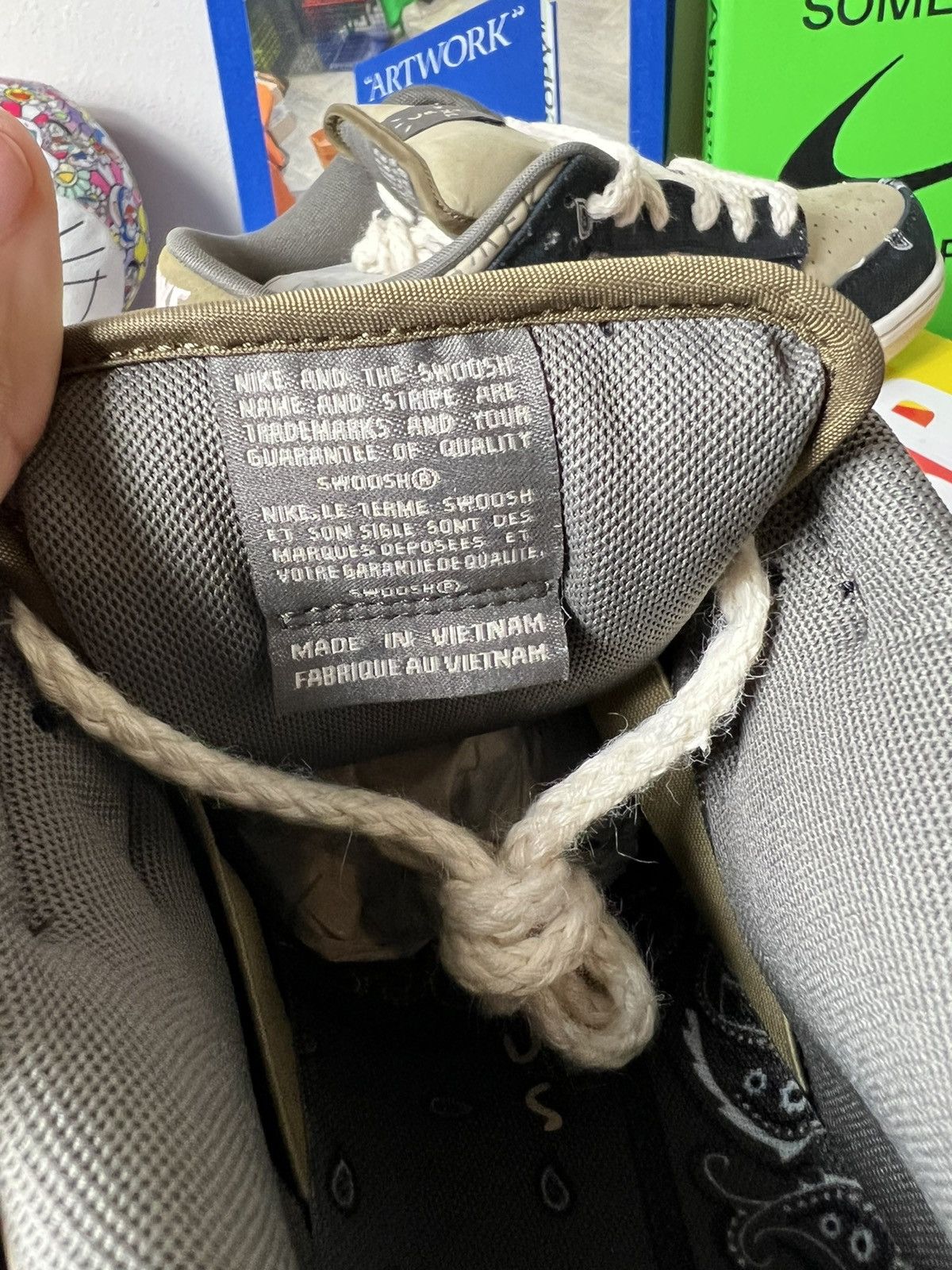Nike × Travis Scott Travis Scott Nike SB Dunk Low “Cactus Jack” Size US 13 / EU 46 - 6 Thumbnail