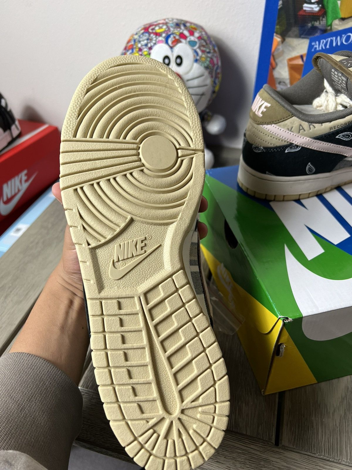 Nike × Travis Scott Travis Scott Nike SB Dunk Low “Cactus Jack” Size US 13 / EU 46 - 8 Thumbnail