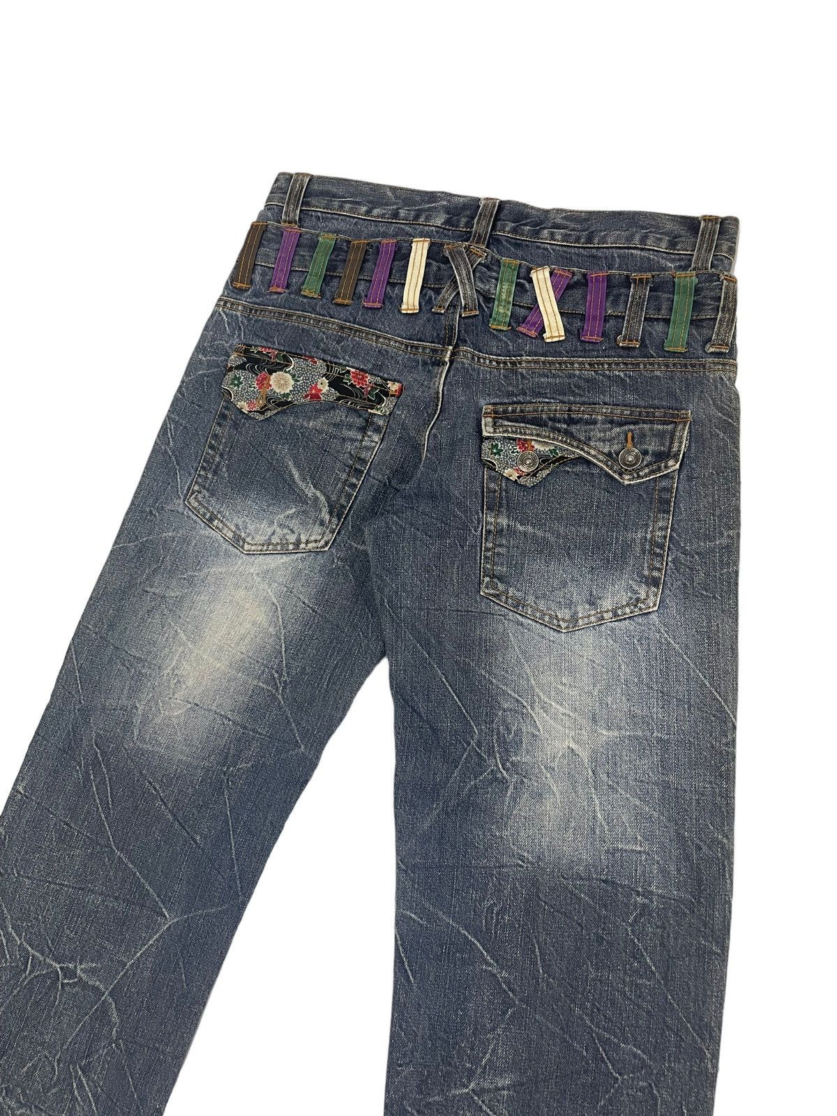 Vintage Nylaus Japan Double Waist Jeans Hysteric Style