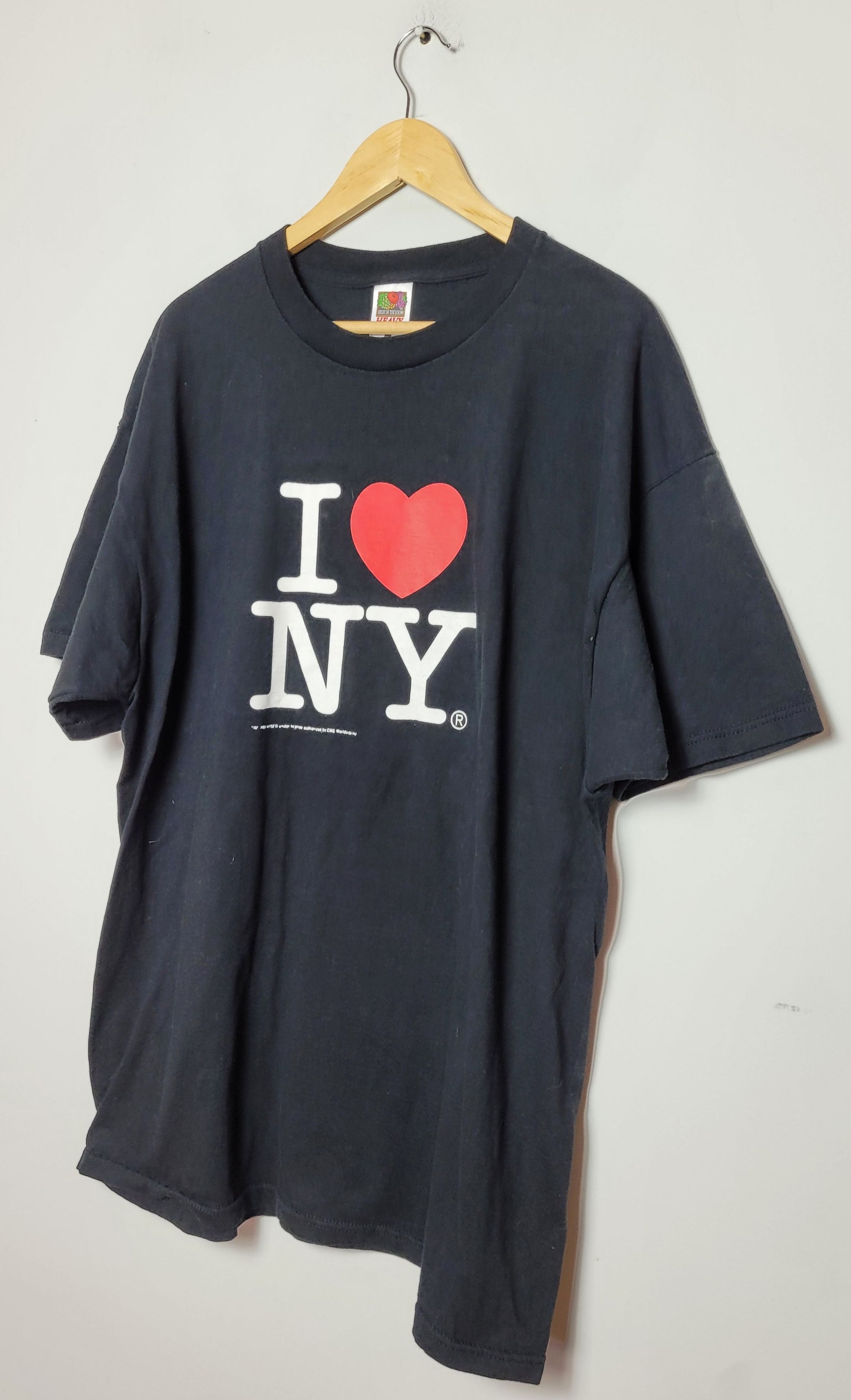 Fruit Of The Loom × Vintage NEW YORK Vintage 2002 T-shirt Size US XXL / EU 58 / 5 - 4 Thumbnail