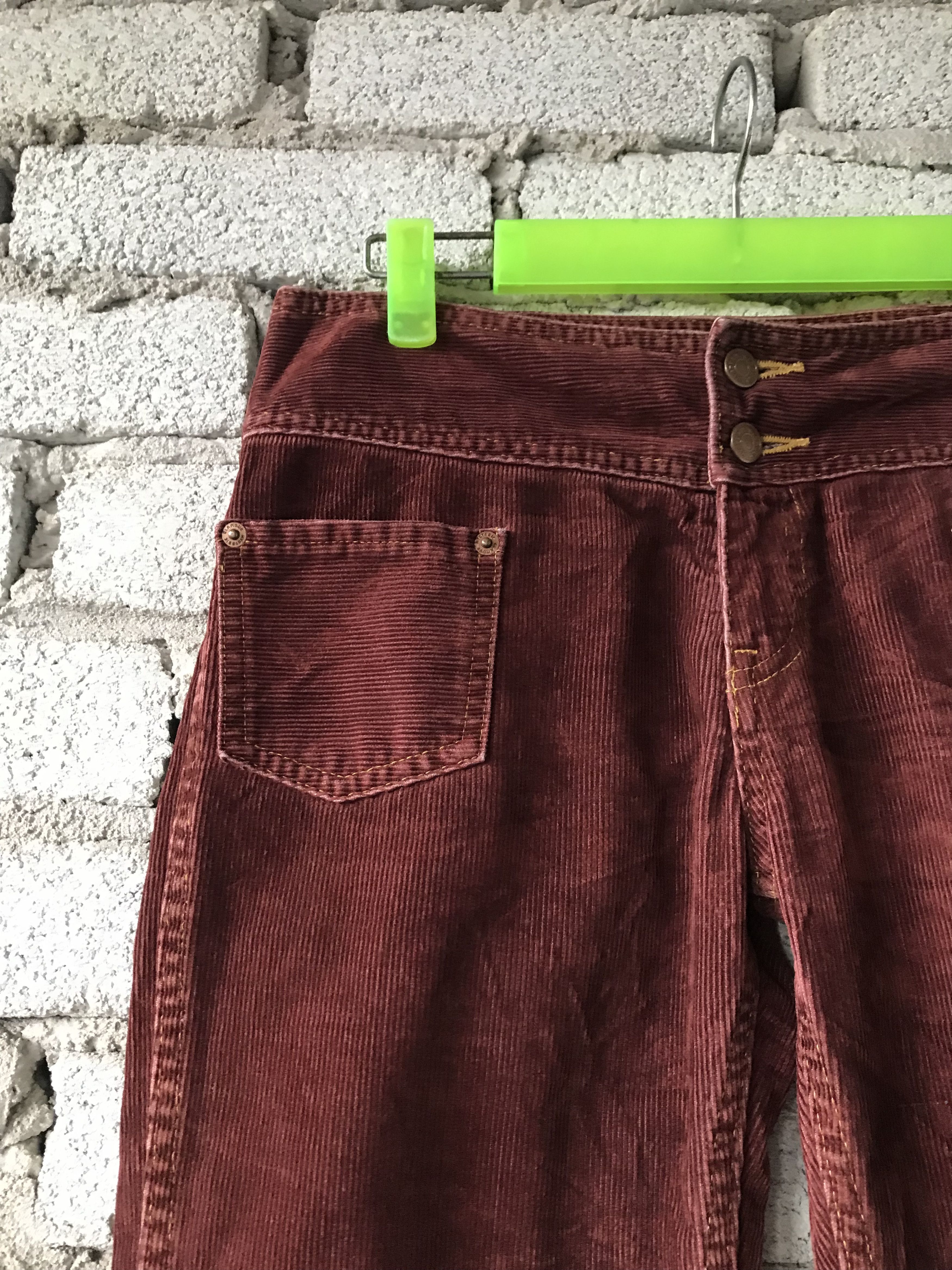 Hysteric Glamour × Japanese Brand HYSTERIC GLAMOUR FLARE CORDUROY PANTS Size 29" - 3 Thumbnail