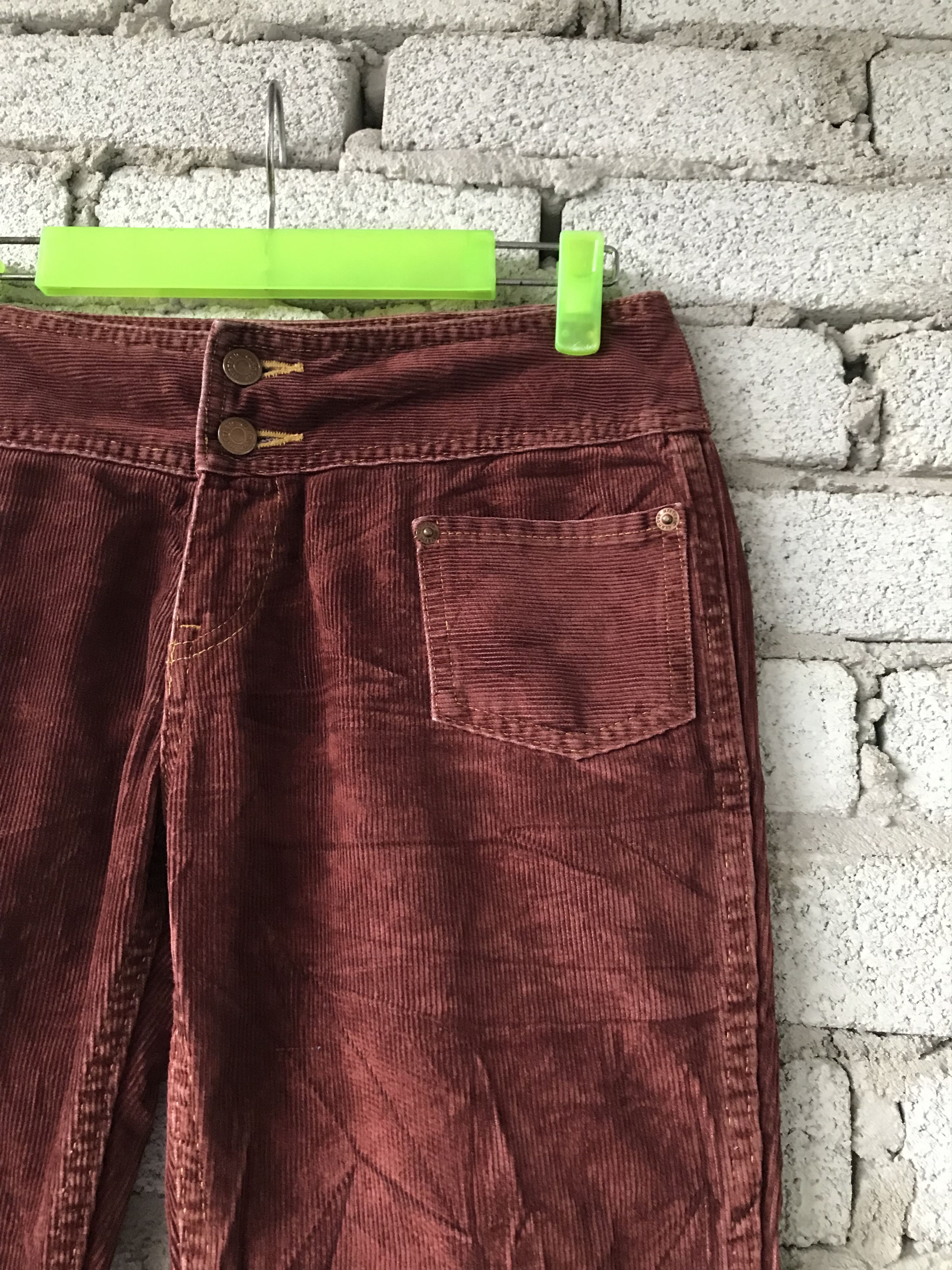 Hysteric Glamour × Japanese Brand HYSTERIC GLAMOUR FLARE CORDUROY PANTS Size 29" - 4 Thumbnail