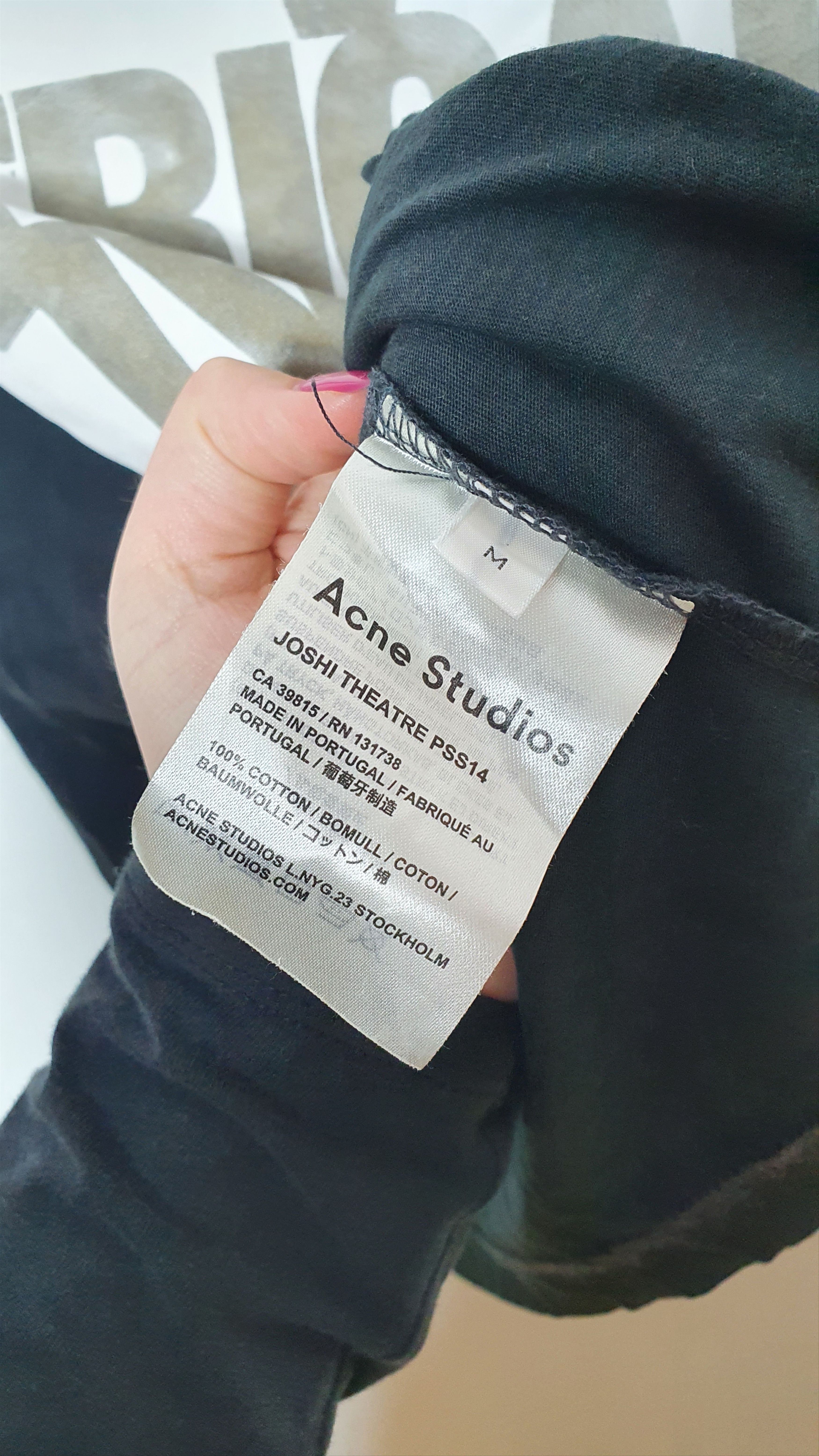 Acne Studios ACNE Studios Joshi Theatre PSS14 T-Shirt Size US M / EU 48-50 / 2 - 6 Thumbnail