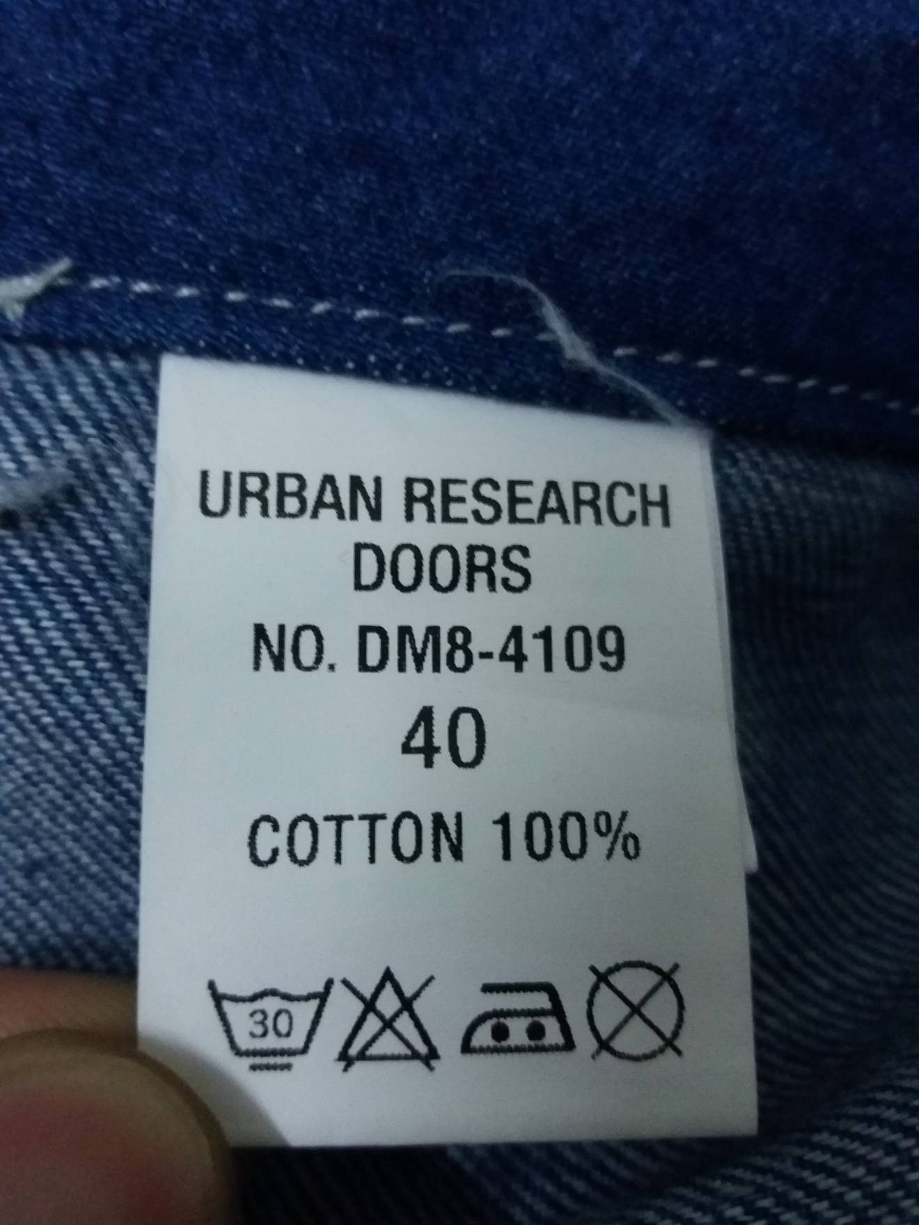 General Research × Indigo × URBAN RESEARCH DOORS Vintage Y2k Urban Research Doors Baker Cargo Baggy Pants Size US 34 / EU 50 - 4 Thumbnail