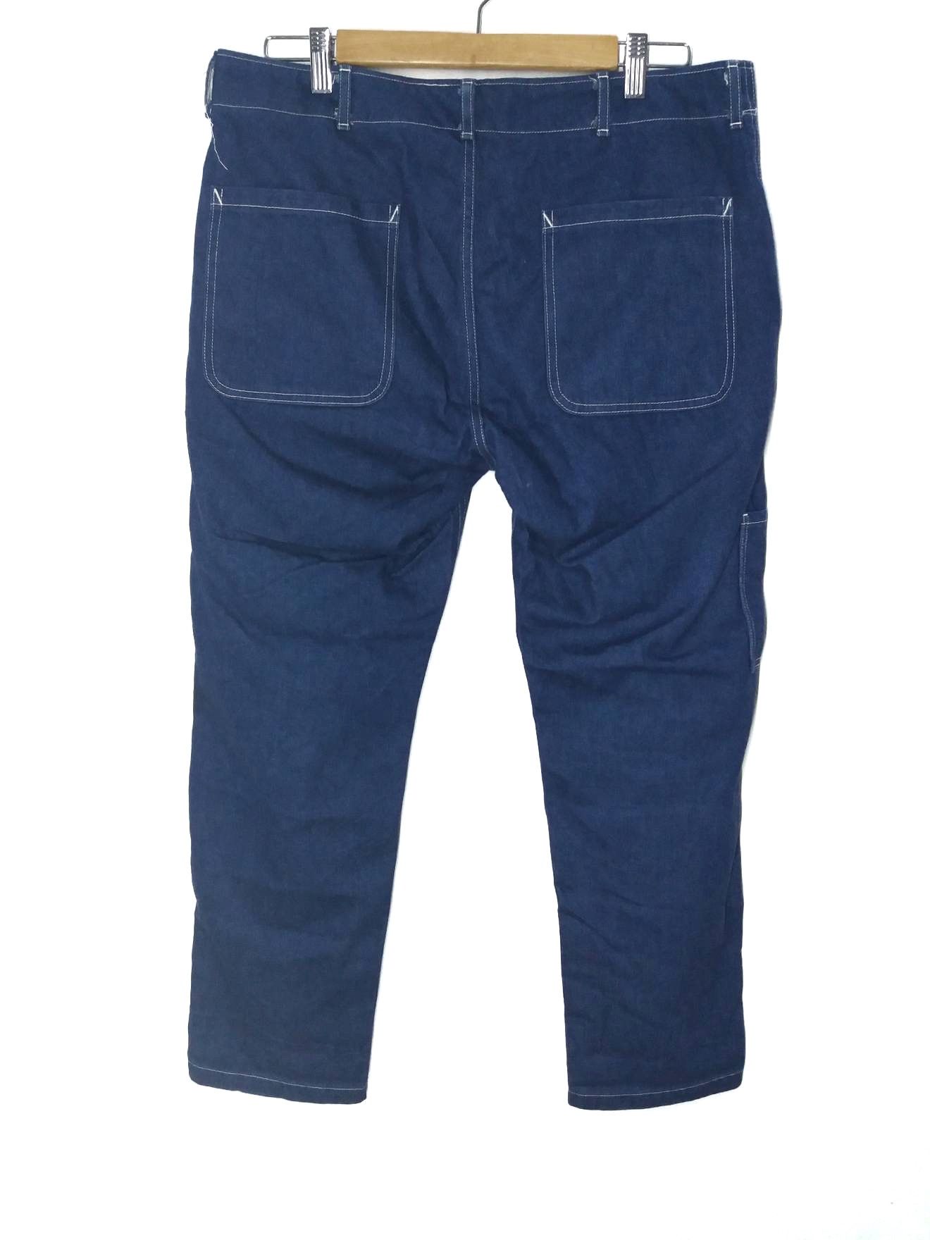 General Research × Indigo × URBAN RESEARCH DOORS Vintage Y2k Urban Research Doors Baker Cargo Baggy Pants Size US 34 / EU 50 - 2 Thumbnail