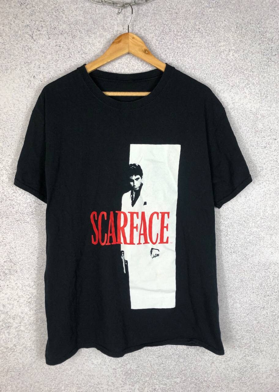 Vintage Vintage Scarface Movie Tee Y2K Alpacino T-Shirt Size US L / EU 52-54 / 3 - 1 Thumbnail