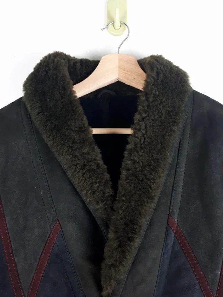 Vintage Vintage Pancaldi B Shearling Bomber Jacket Size US S / EU 44-46 / 1 - 2 Thumbnail