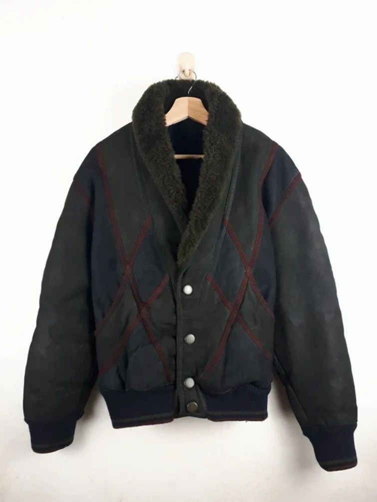 Vintage Vintage Pancaldi B Shearling Bomber Jacket Size US S / EU 44-46 / 1 - 1 Thumbnail