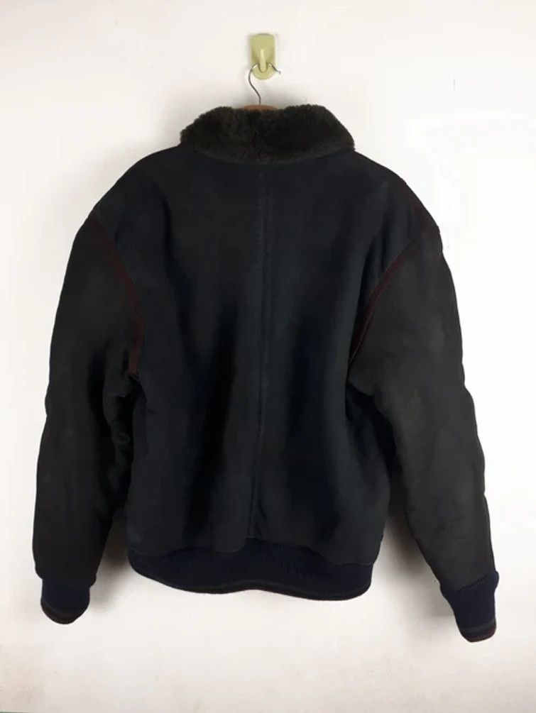 Vintage Vintage Pancaldi B Shearling Bomber Jacket Size US S / EU 44-46 / 1 - 8 Thumbnail